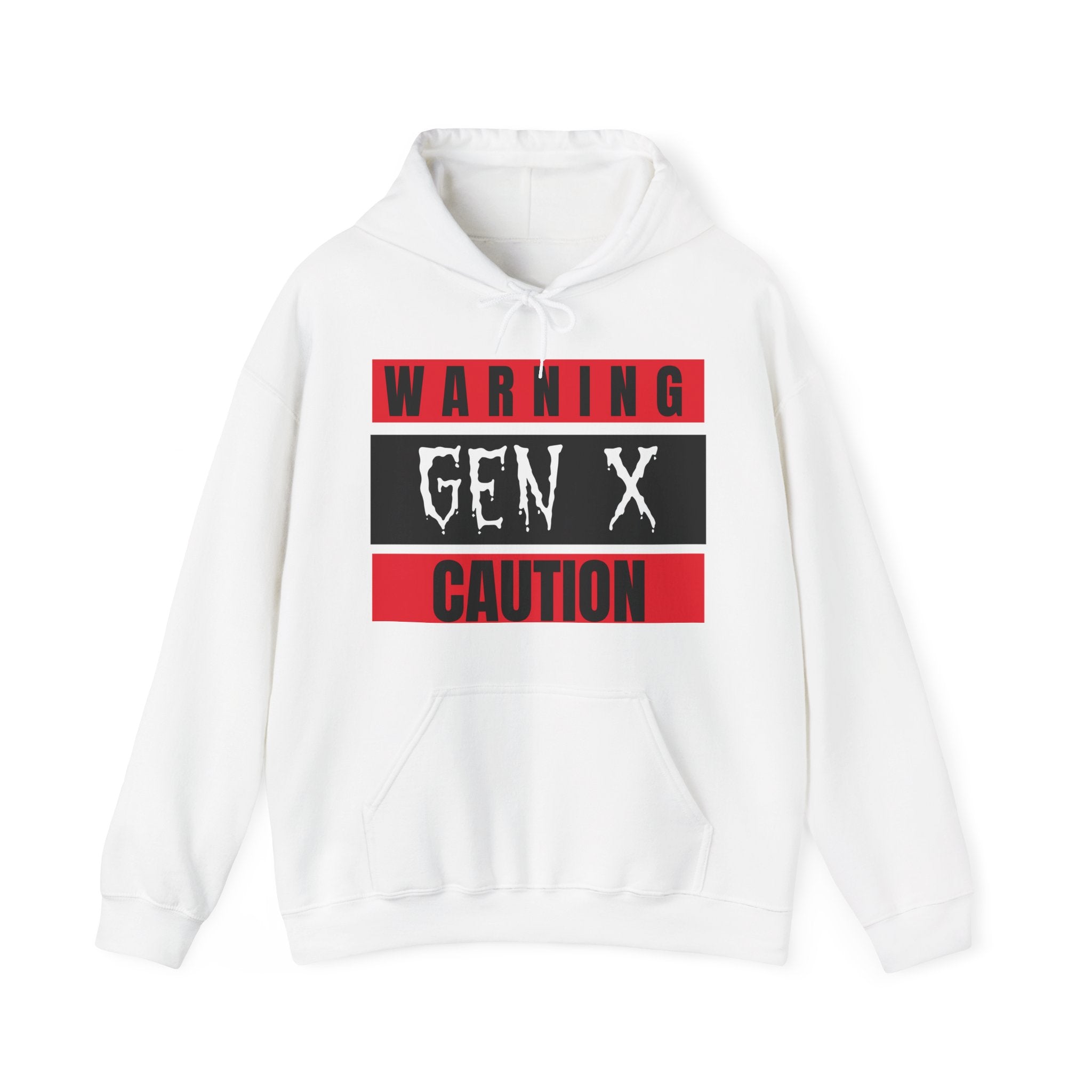 Warning Gen X Caution Hoodie, Unisex Sweatshirt, Funny Sweatshirt, Birthday Gift, Casual Wear