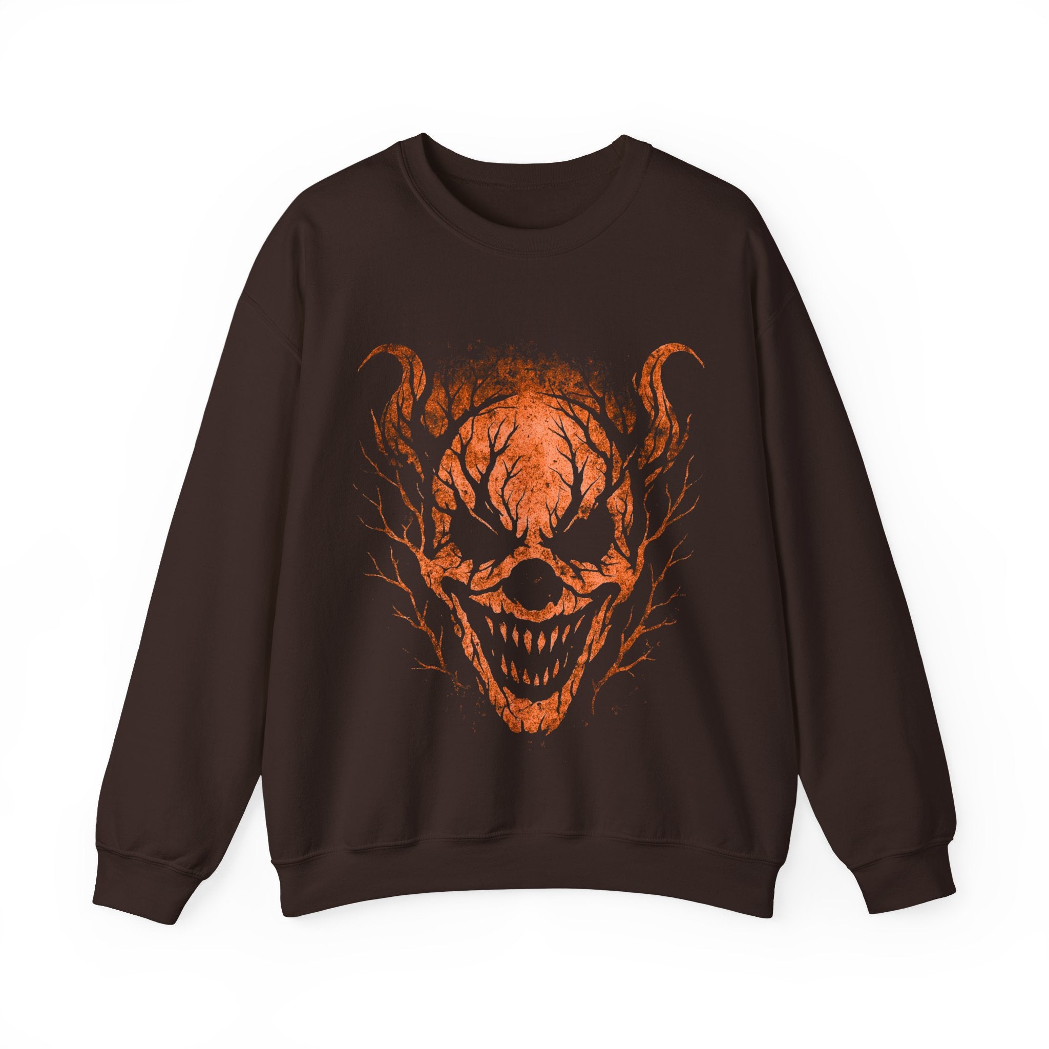 Halloween Horror Unisex Crewneck Sweatshirt with Spooky Design