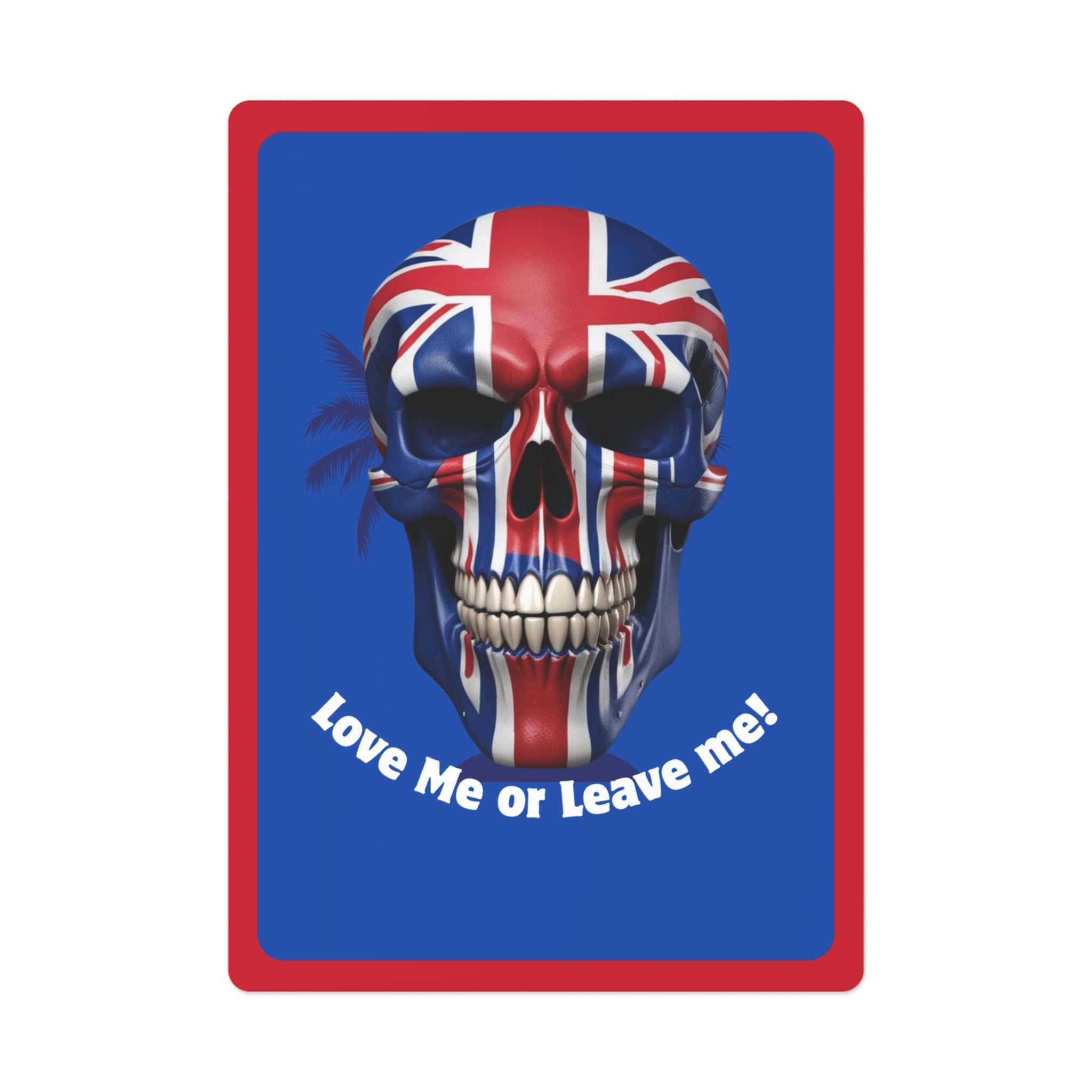 Skull Design Poker Cards - Unique Playing Cards for Game Night, Gifts for Gamers, Halloween Decor, Collector's Item
