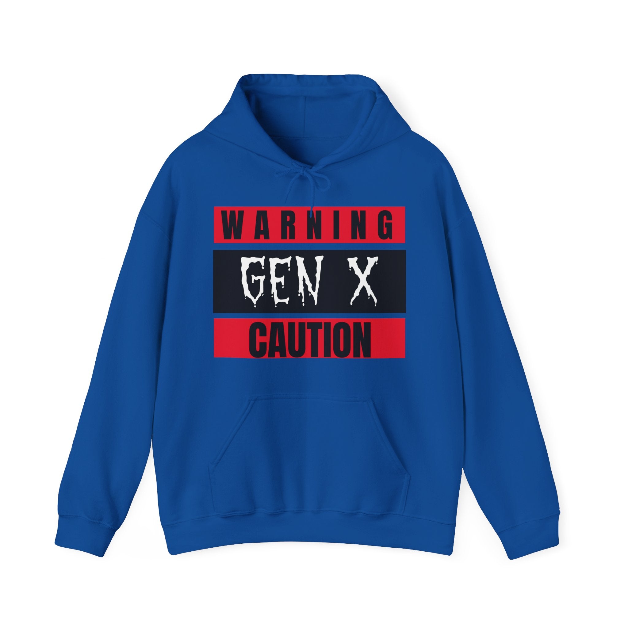 Warning Gen X Caution Hoodie, Unisex Sweatshirt, Funny Sweatshirt, Birthday Gift, Casual Wear