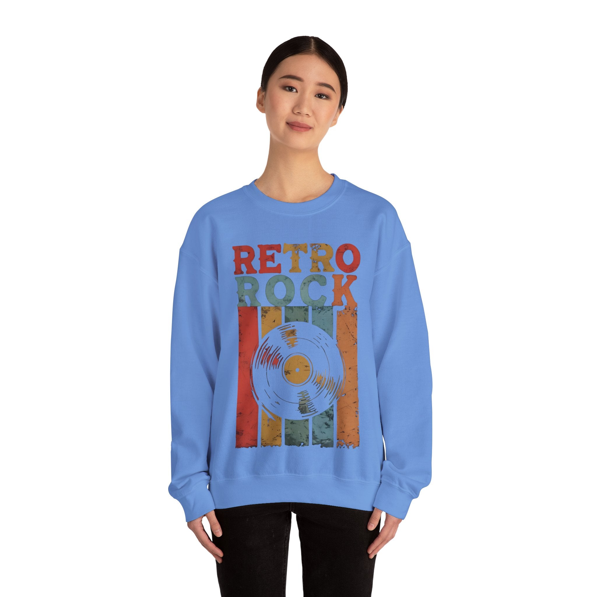 Retro Rock Unisex Crewneck Sweatshirt - Vintage Music Vibes