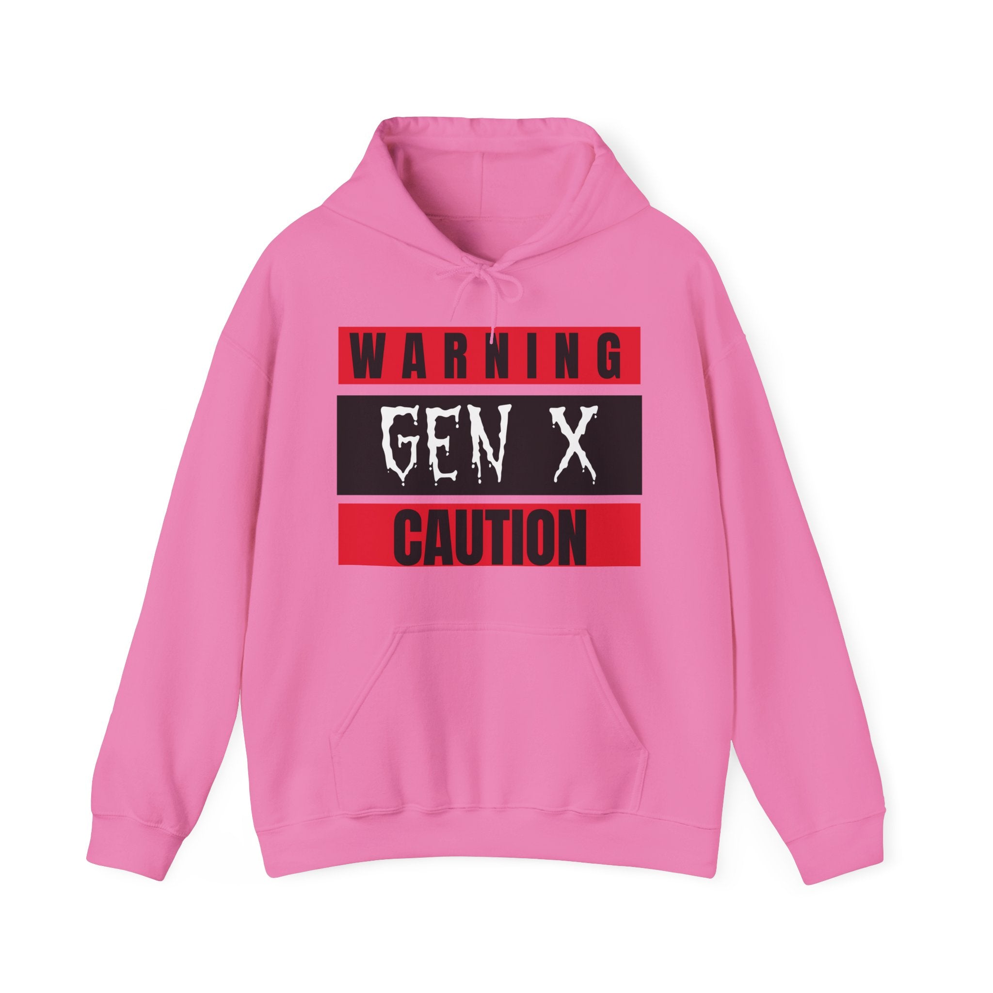 Warning Gen X Caution Hoodie, Unisex Sweatshirt, Funny Sweatshirt, Birthday Gift, Casual Wear