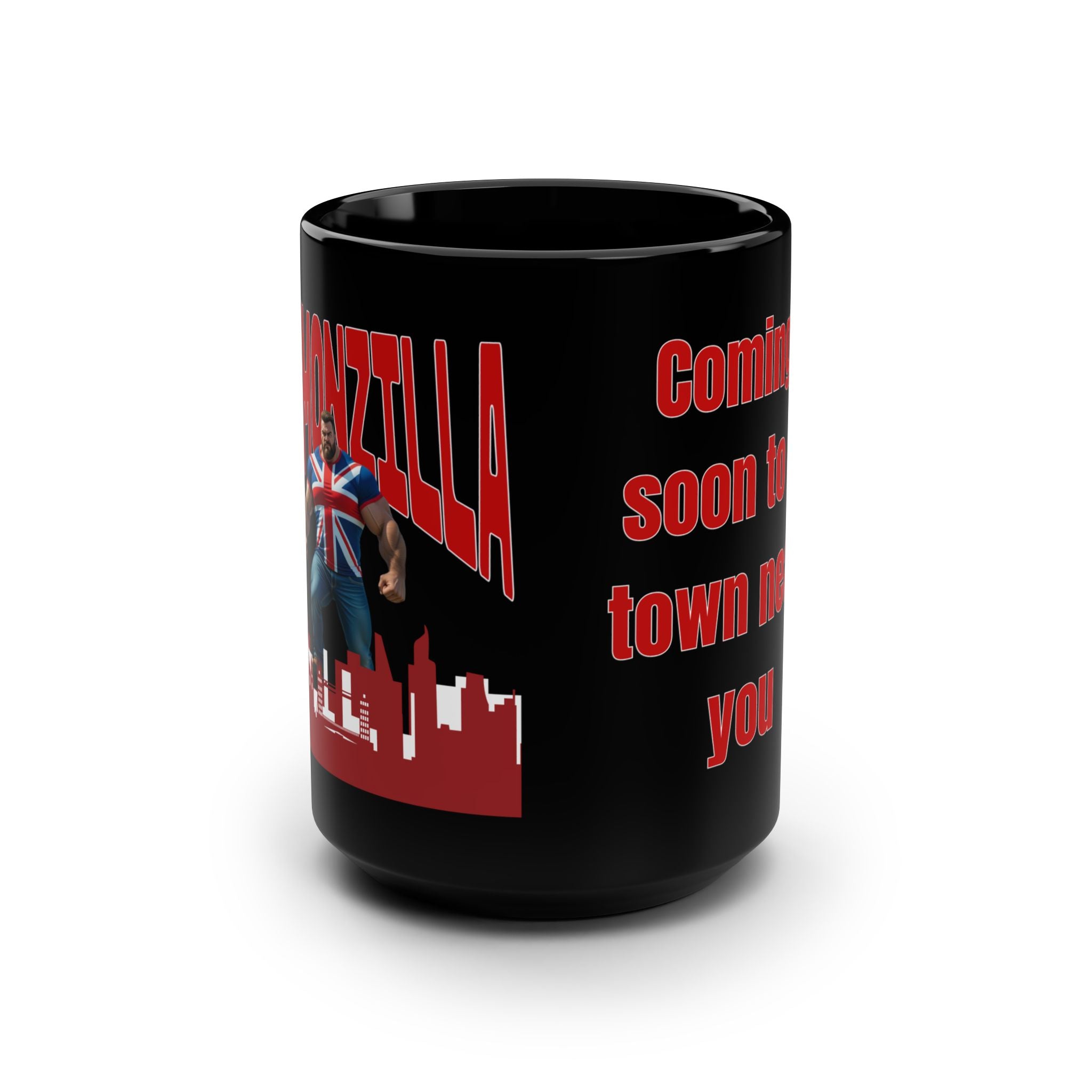 Gammonzilla Mug, Gift for Comic Fans, Unique Coffee Cup, Geeky Kitchenware, Fun Drinkware, Birthday Gift Idea