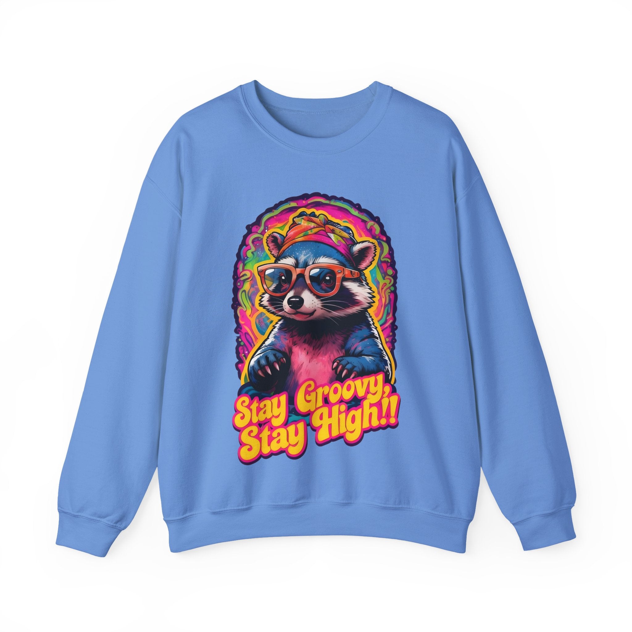 Stay Groovy Raccoon Sweatshirt