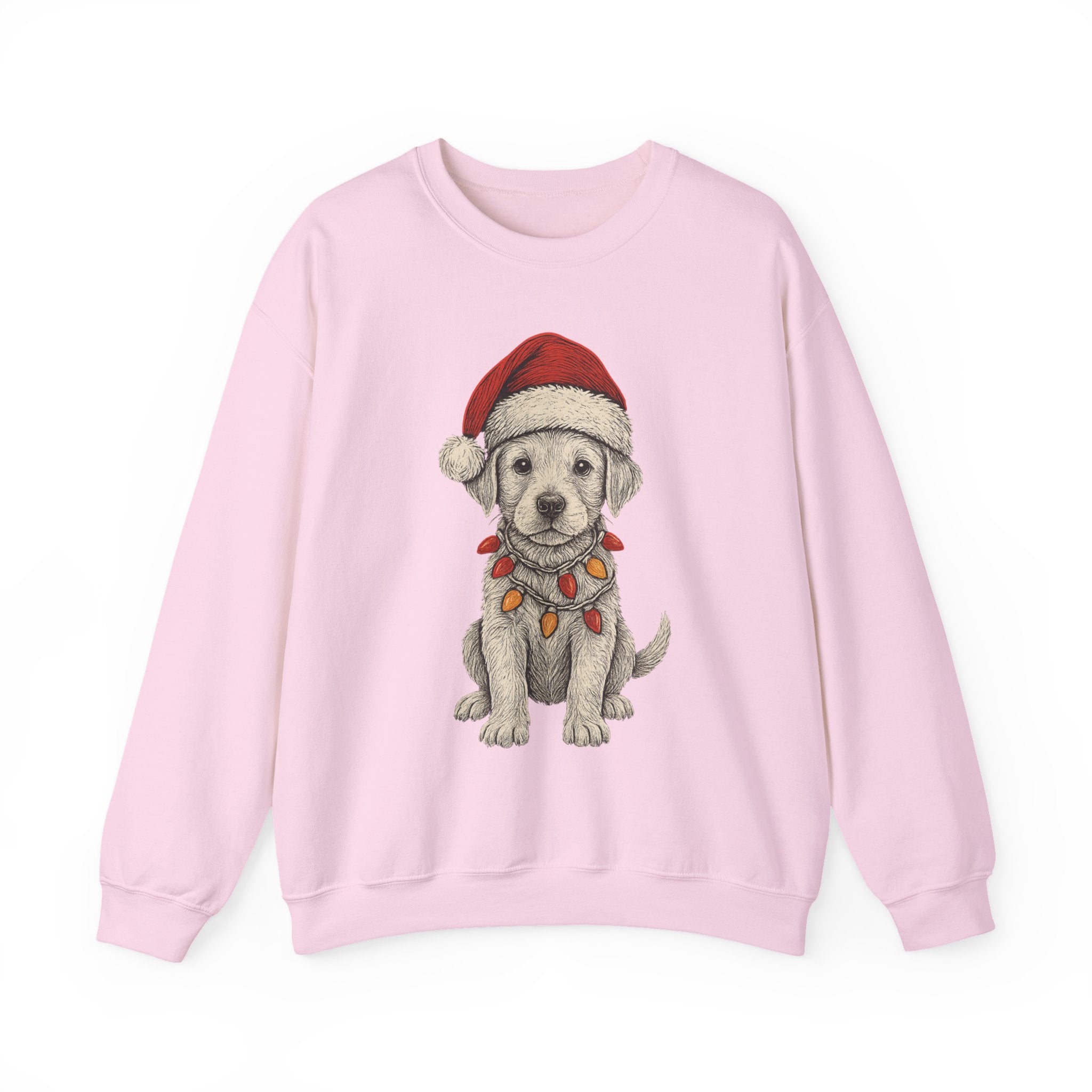 Cute Christmas Dog Sweatshirt, Holiday Apparel, Pet Lover Gift, Cozy Crewneck, Festive Sweatshirt, Winter Fashion