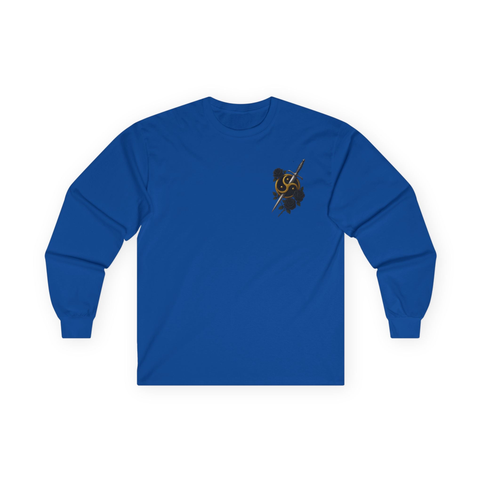 Unisex Long Sleeve Graphic Tee: Chill Vibes, Perfect for Everyday Wear, Gift Idea, Casual Outfit, Fall Fashion