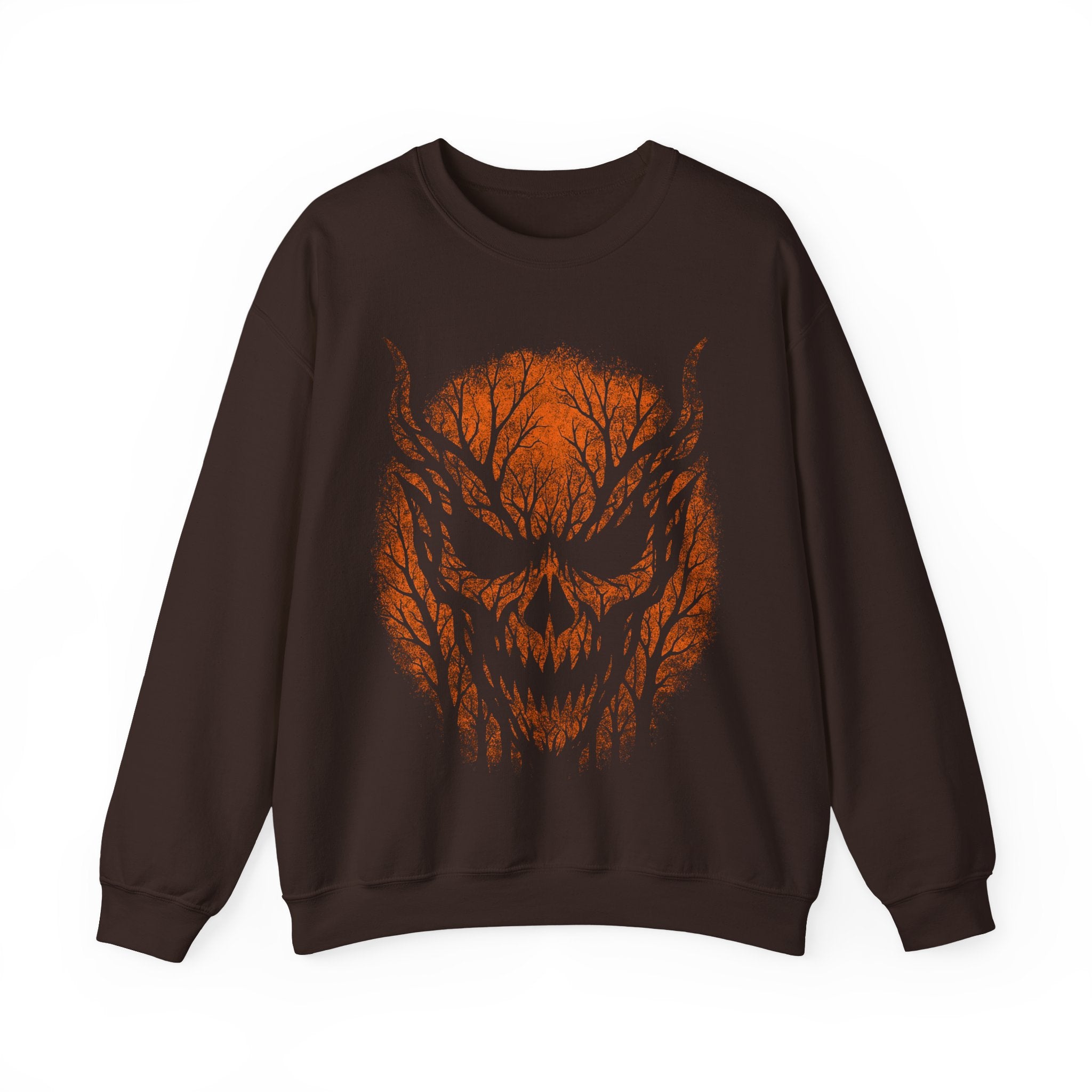 Dark Forest Skull Crewneck Sweatshirt