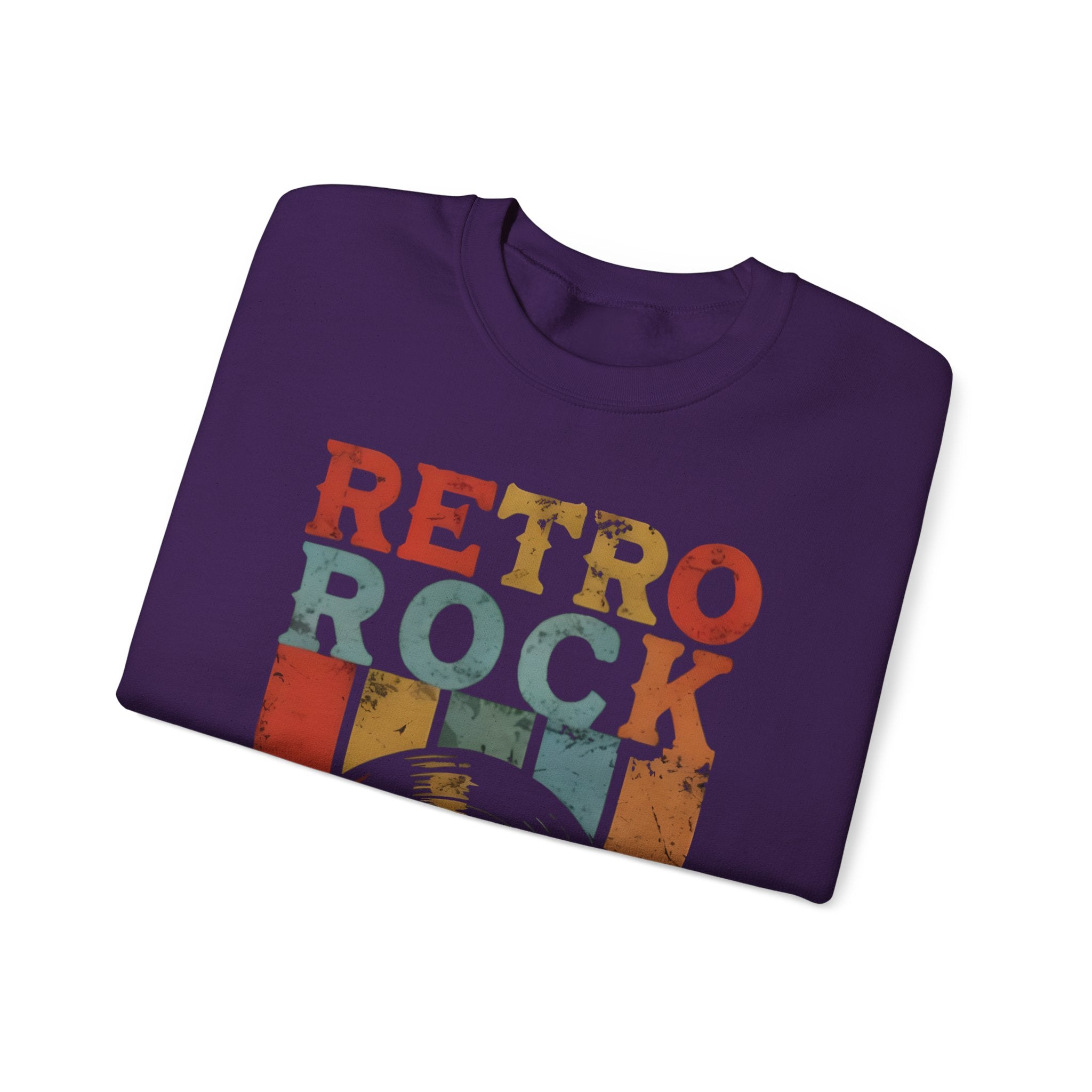 Retro Rock Unisex Crewneck Sweatshirt - Vintage Music Vibes