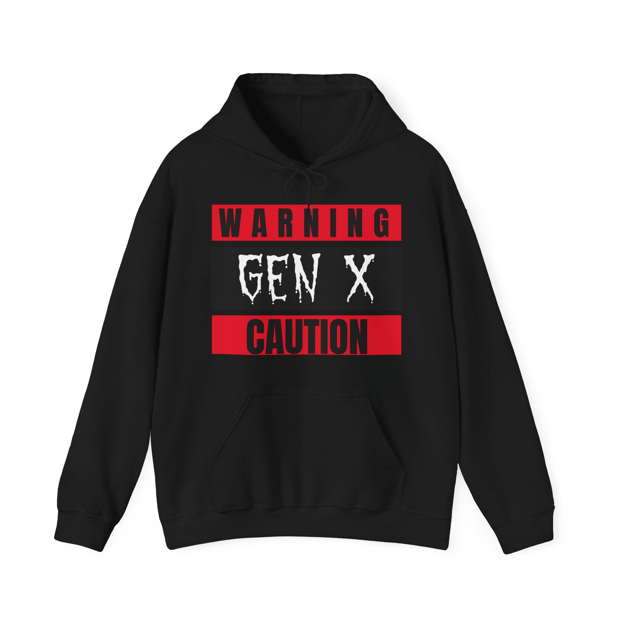 Warning Gen X Caution Hoodie, Unisex Sweatshirt, Funny Sweatshirt, Birthday Gift, Casual Wear