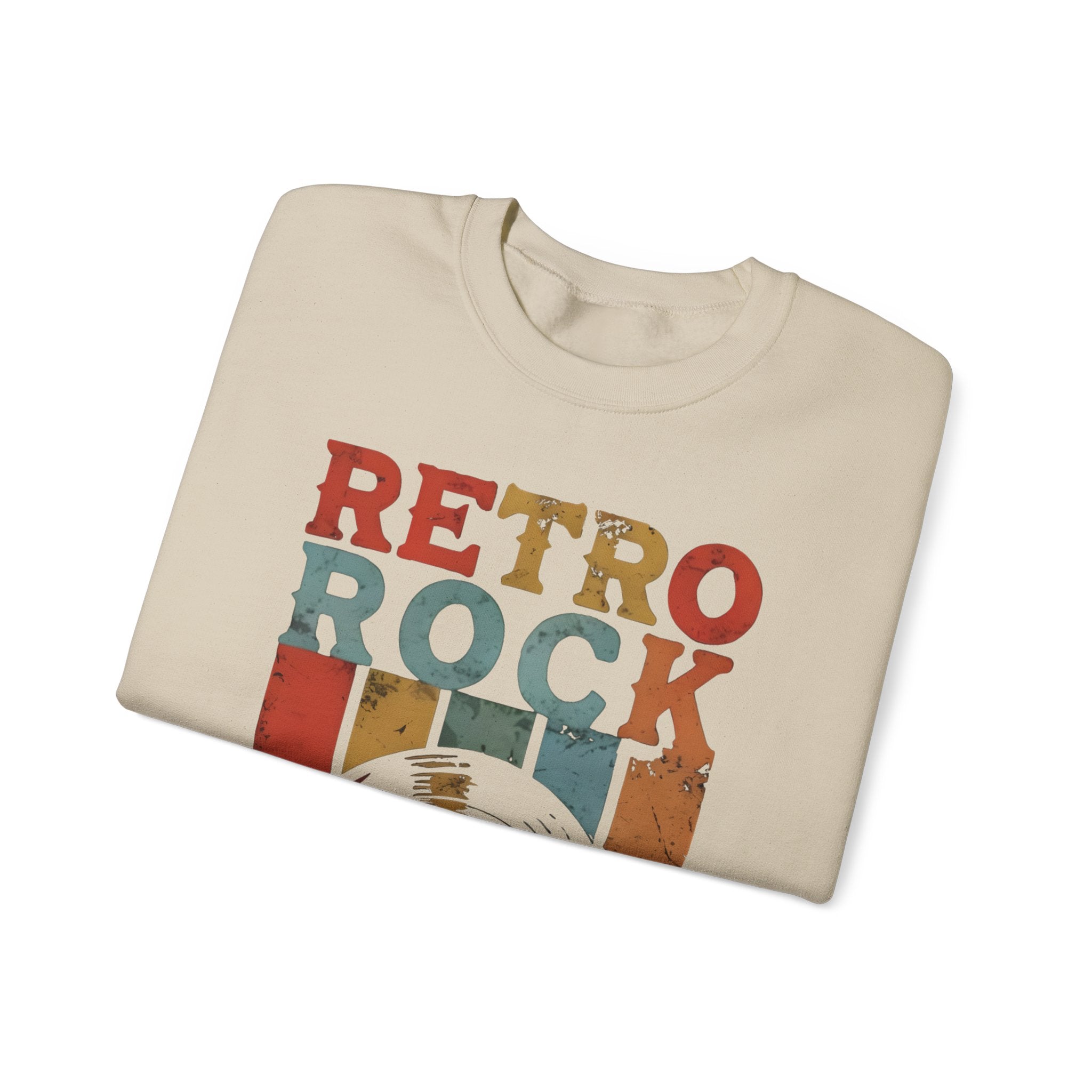 Retro Rock Unisex Crewneck Sweatshirt - Vintage Music Vibes