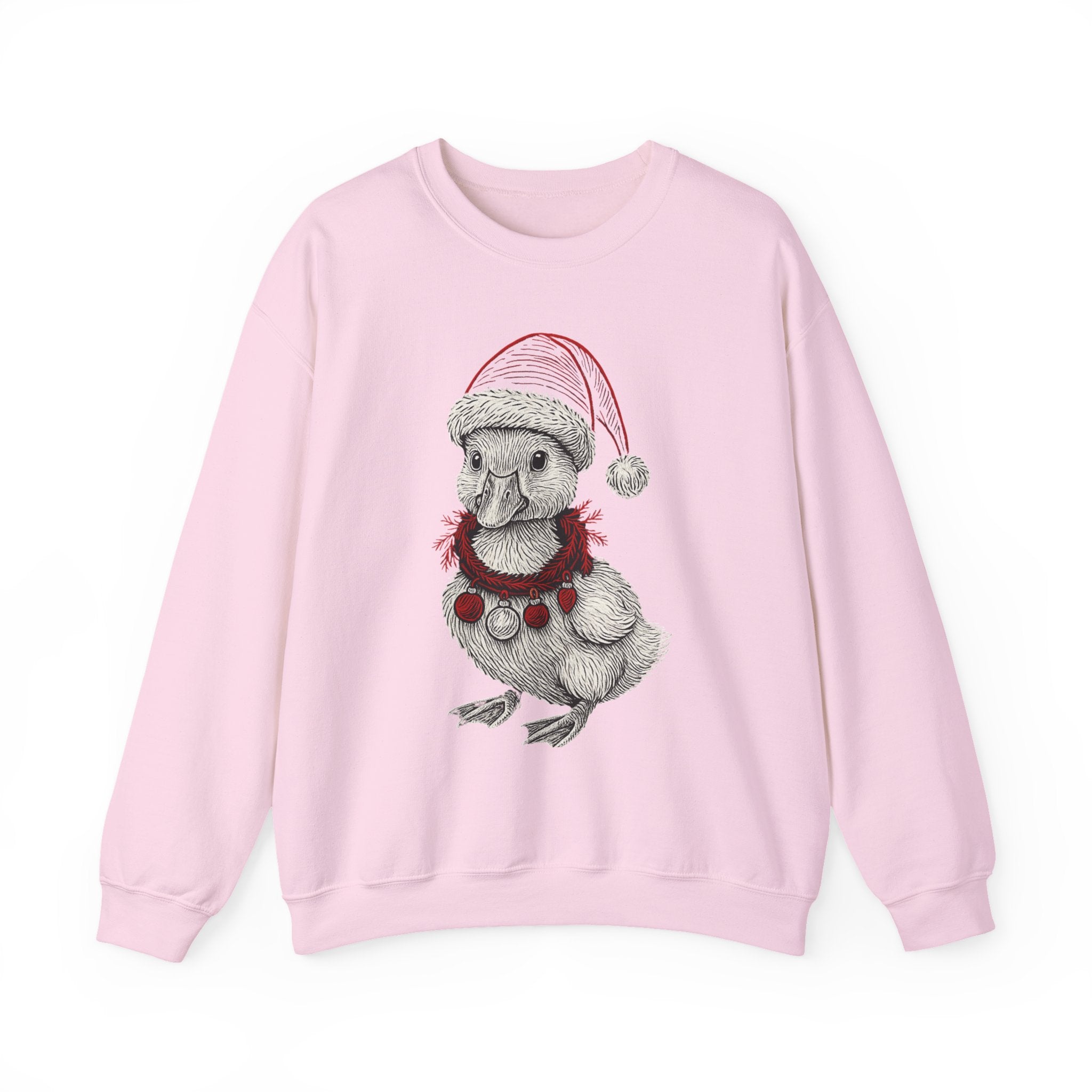 Festive Holiday Crewneck Sweatshirt, Cute Animal Sweater, Christmas Gift, Cozy Apparel, Unisex Fleece Top, Seasonal Fashion