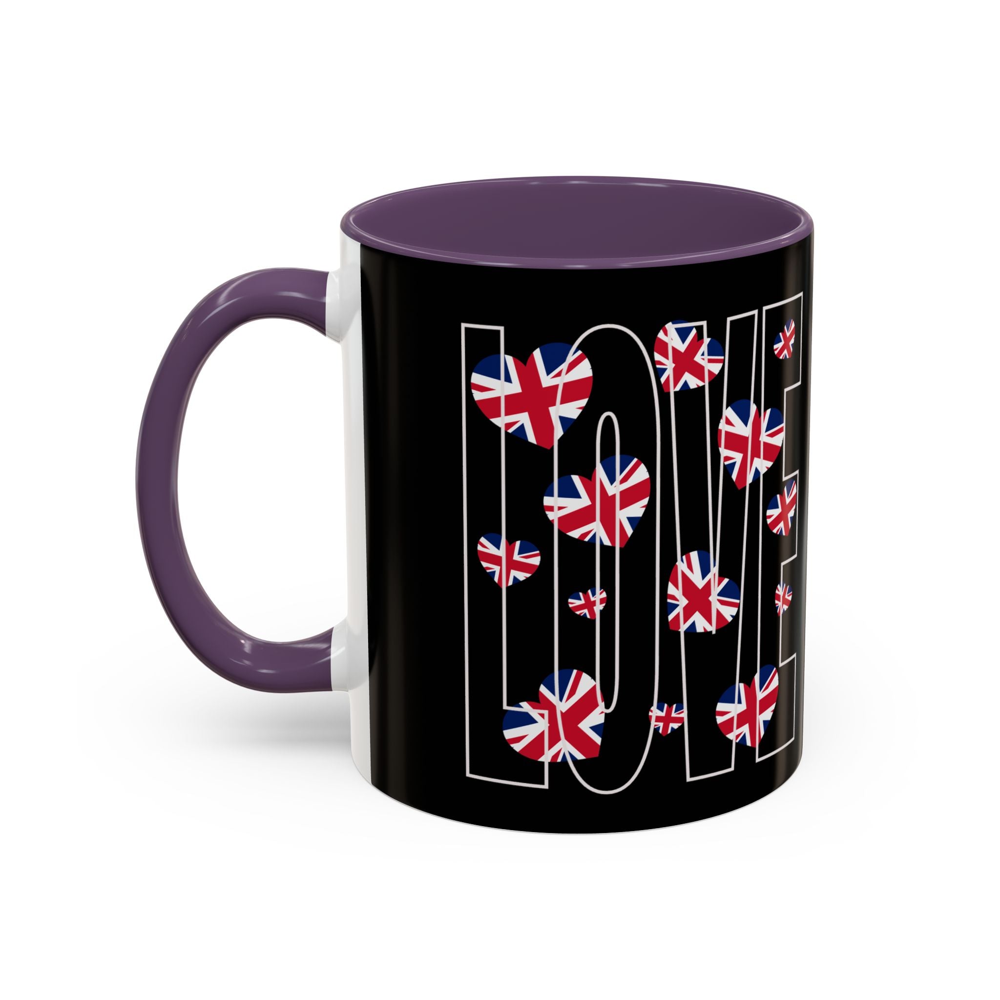 British Flag Accent Coffee Mug - Perfect Gift for Tea Lovers, Home Decor, British Pride, Daily Use, Unique Coffee Cup