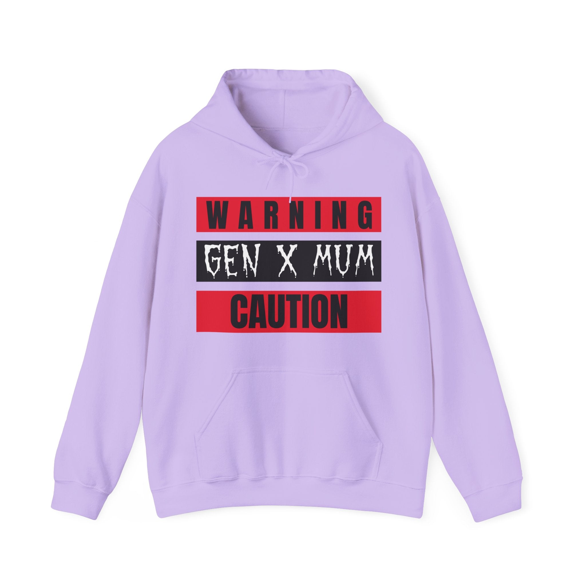 Gen X Mum Caution Hoodie, Unisex Sweatshirt, Warning Hoodie, Gift for Mothers, Casual Wear, Funny Sweatshirt