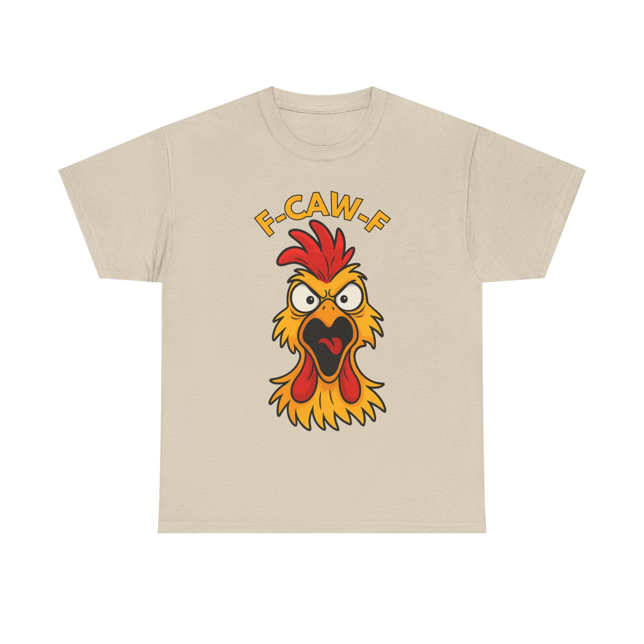 F-Caw-F Funny Chicken Tee for Poultry Lovers, Humor T-Shirt, Gift for Chicken Enthusiasts, Animal Rights, Casual Wear, Farmhouse Style