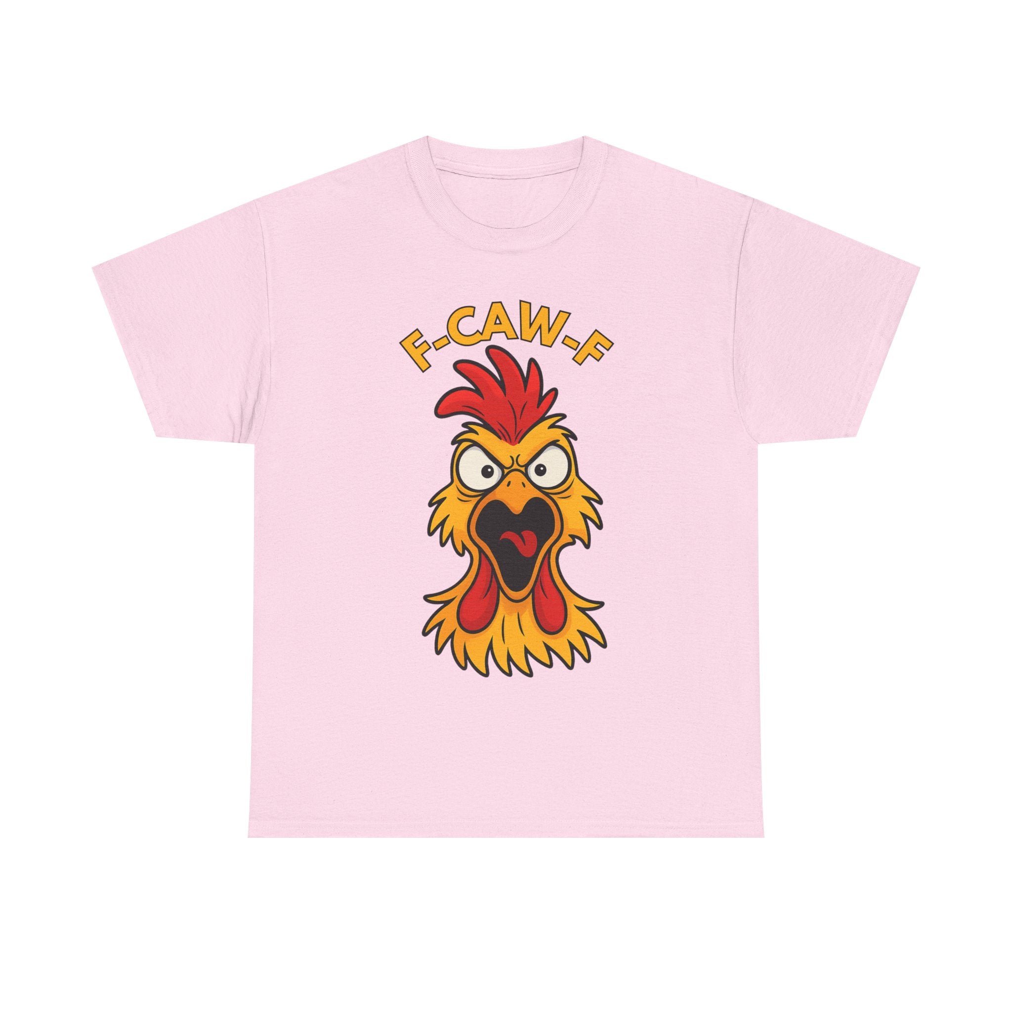 F-Caw-F Funny Chicken Tee for Poultry Lovers, Humor T-Shirt, Gift for Chicken Enthusiasts, Animal Rights, Casual Wear, Farmhouse Style
