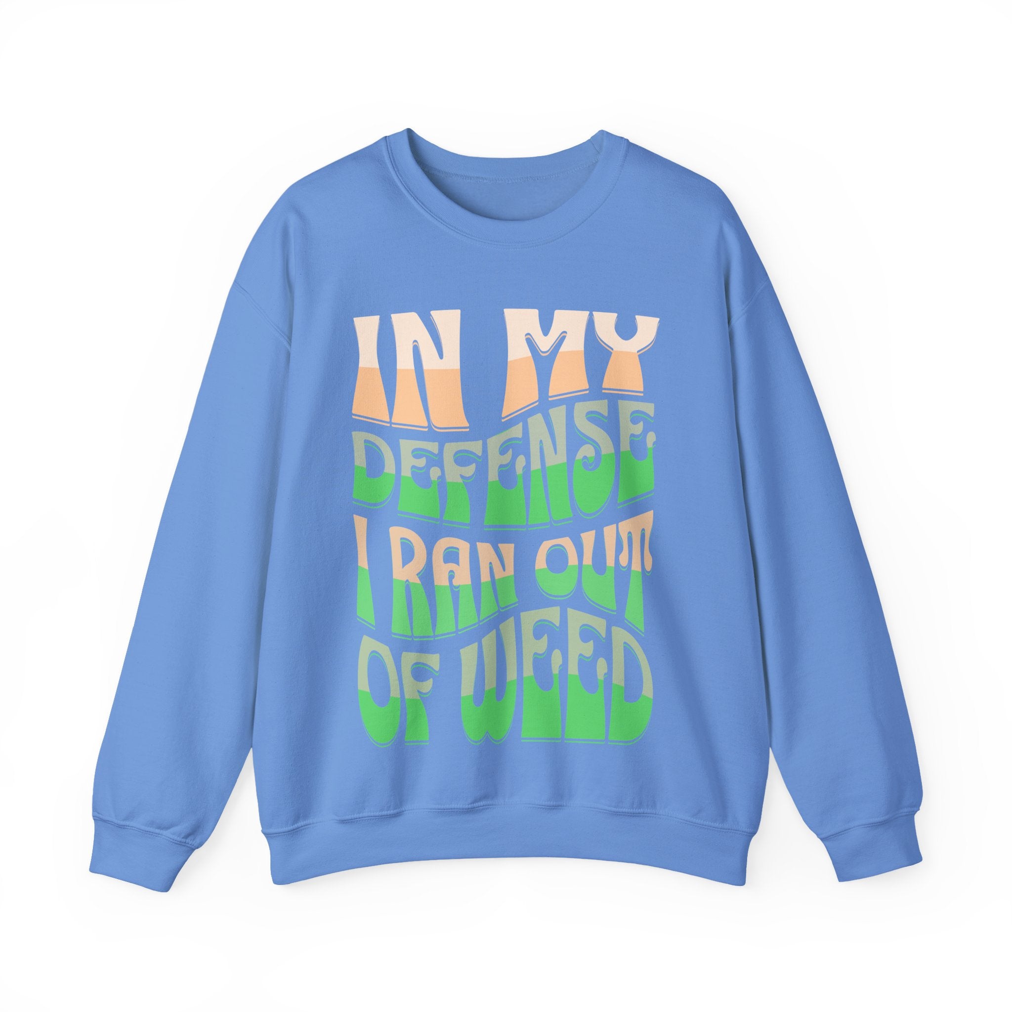 Funny Weed Defense Crewneck Sweatshirt