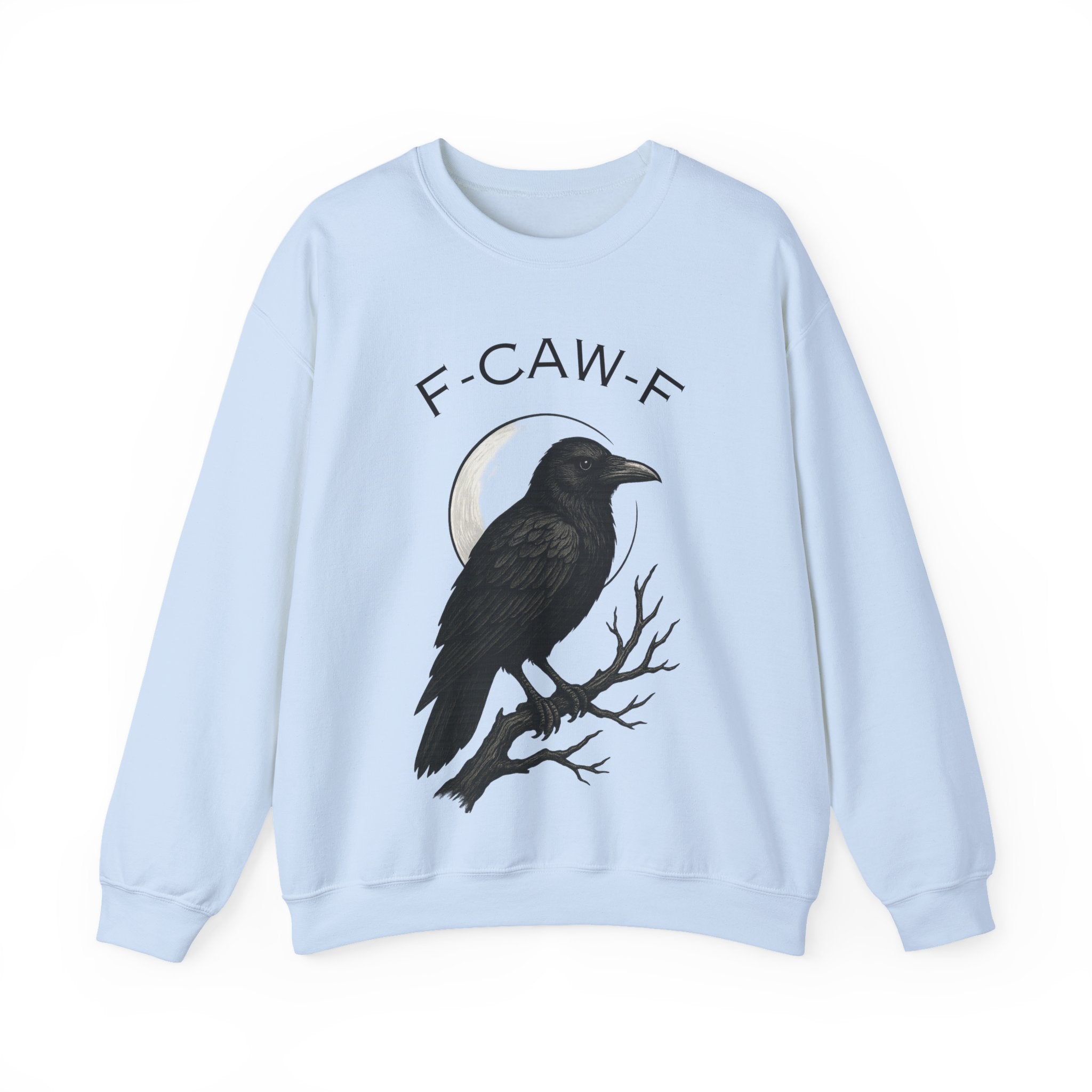 Mystical Raven Sweatshirt - Fall Fashion, Casual Loungewear, Unique Gift, Halloween Apparel, Unisex Style