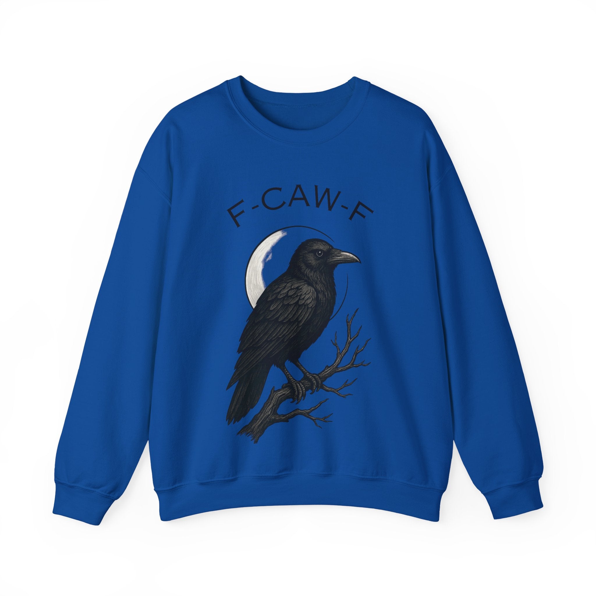 Mystical Raven Sweatshirt - Fall Fashion, Casual Loungewear, Unique Gift, Halloween Apparel, Unisex Style