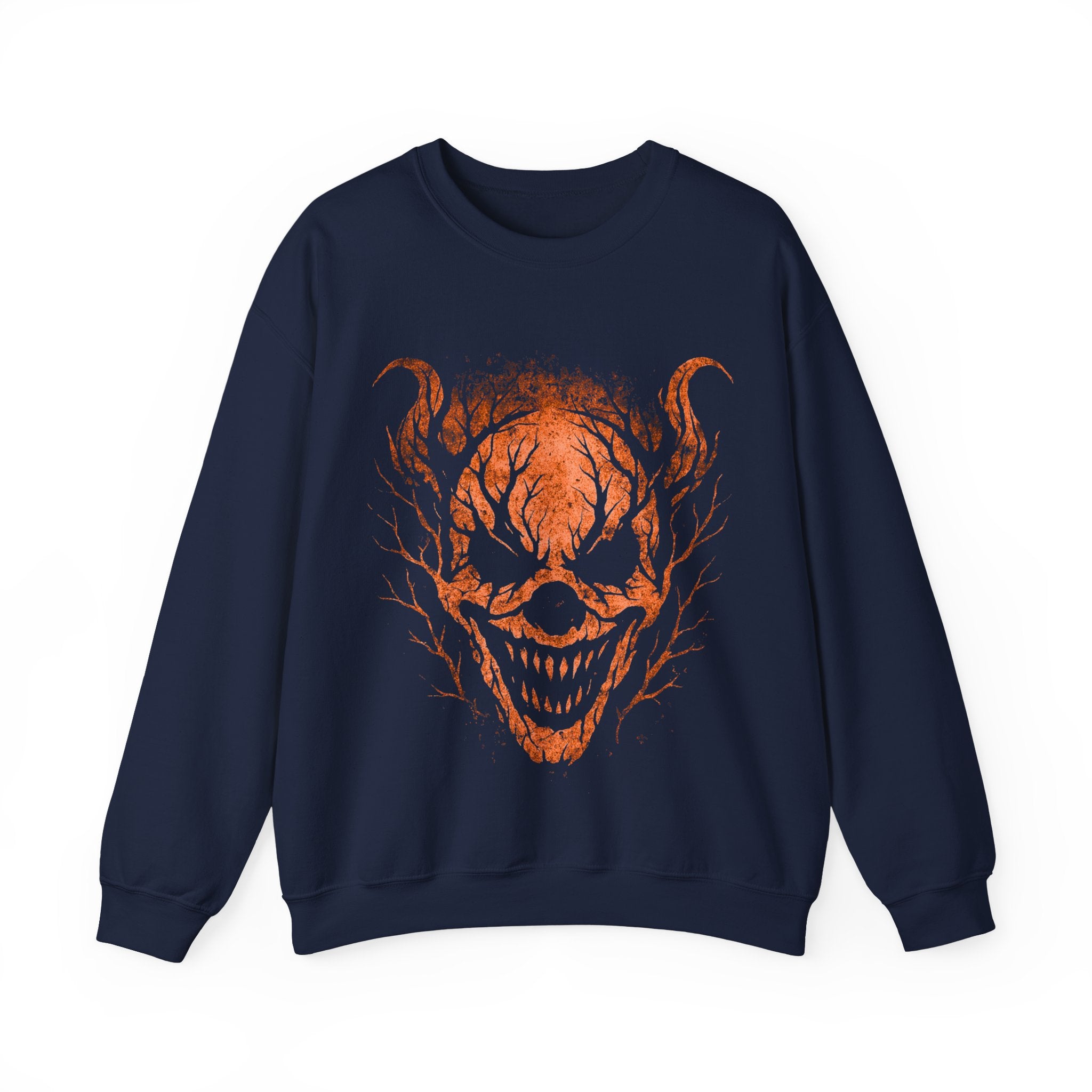 Halloween Horror Unisex Crewneck Sweatshirt with Spooky Design