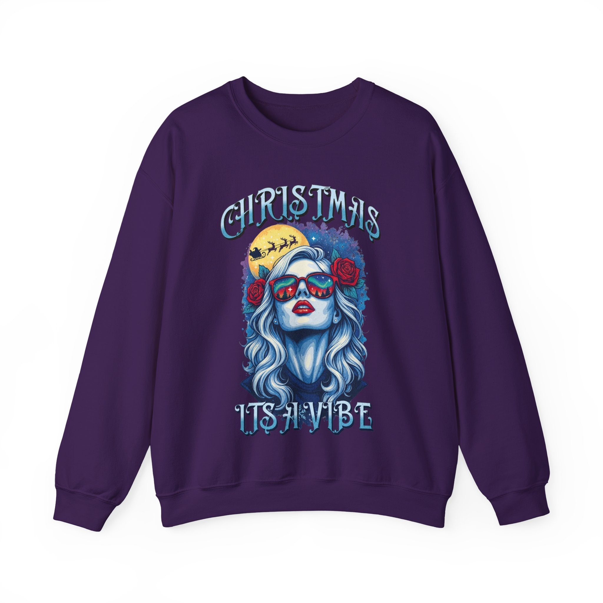 Christmas Sugar Skull Crewneck Sweatshirt