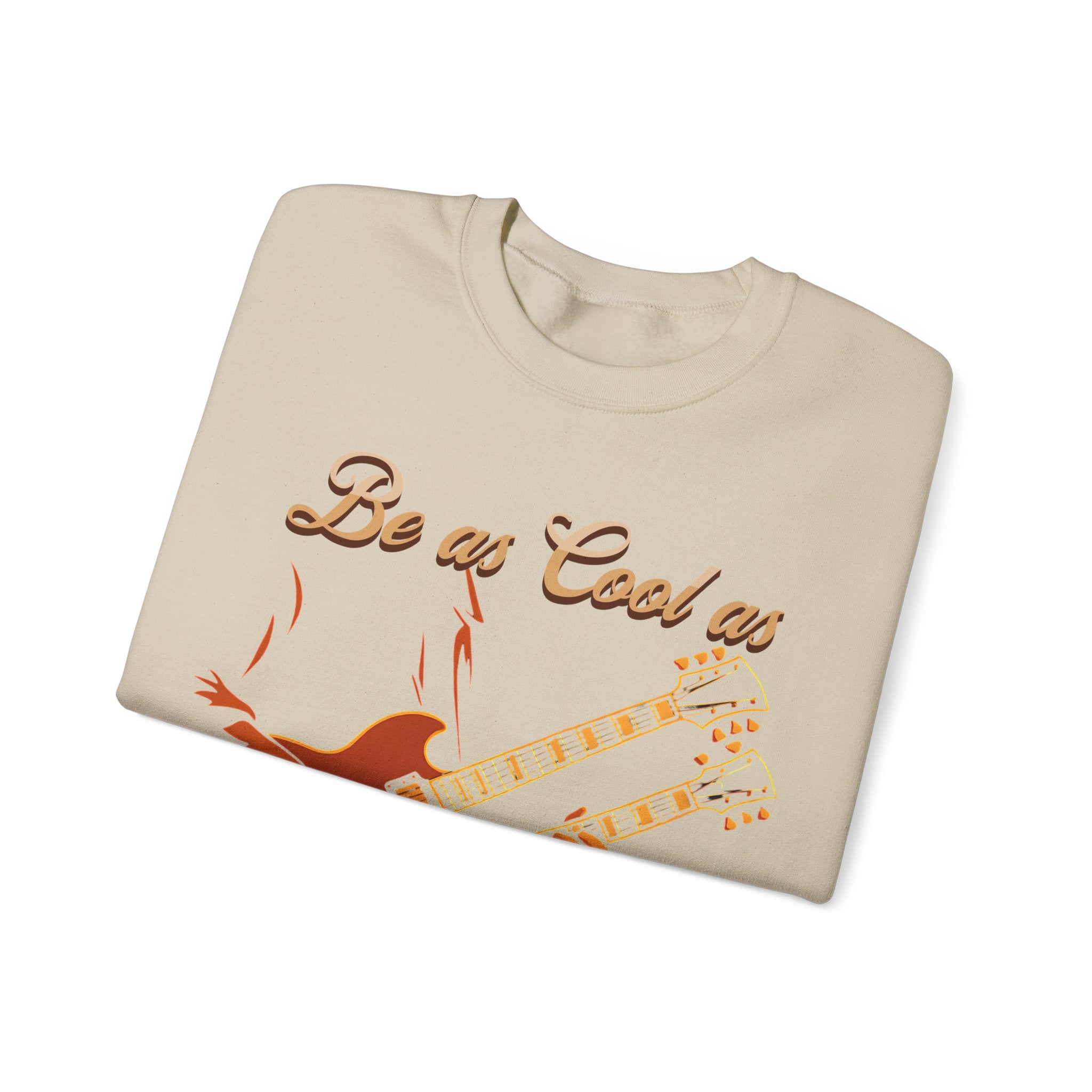Vintage Guitar Solo Crewneck Sweatshirt | Be as Cool as a 70's Guitar Solo