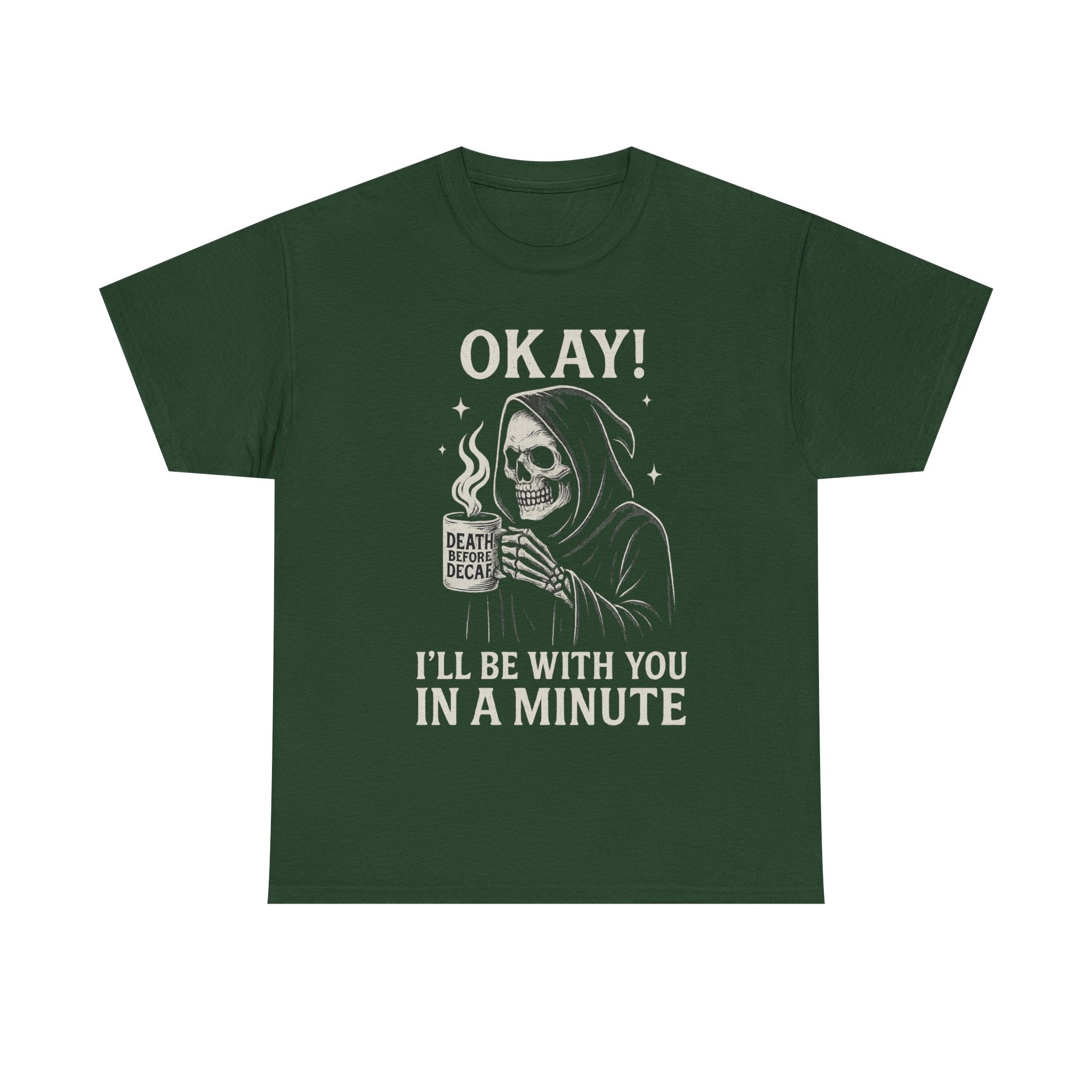 Chill Vibes Unisex Tee - Dark Humor Graphic Shirt for Casual Wear, Perfect Gift for Halloween, Birthdays, and Fun Gatherings