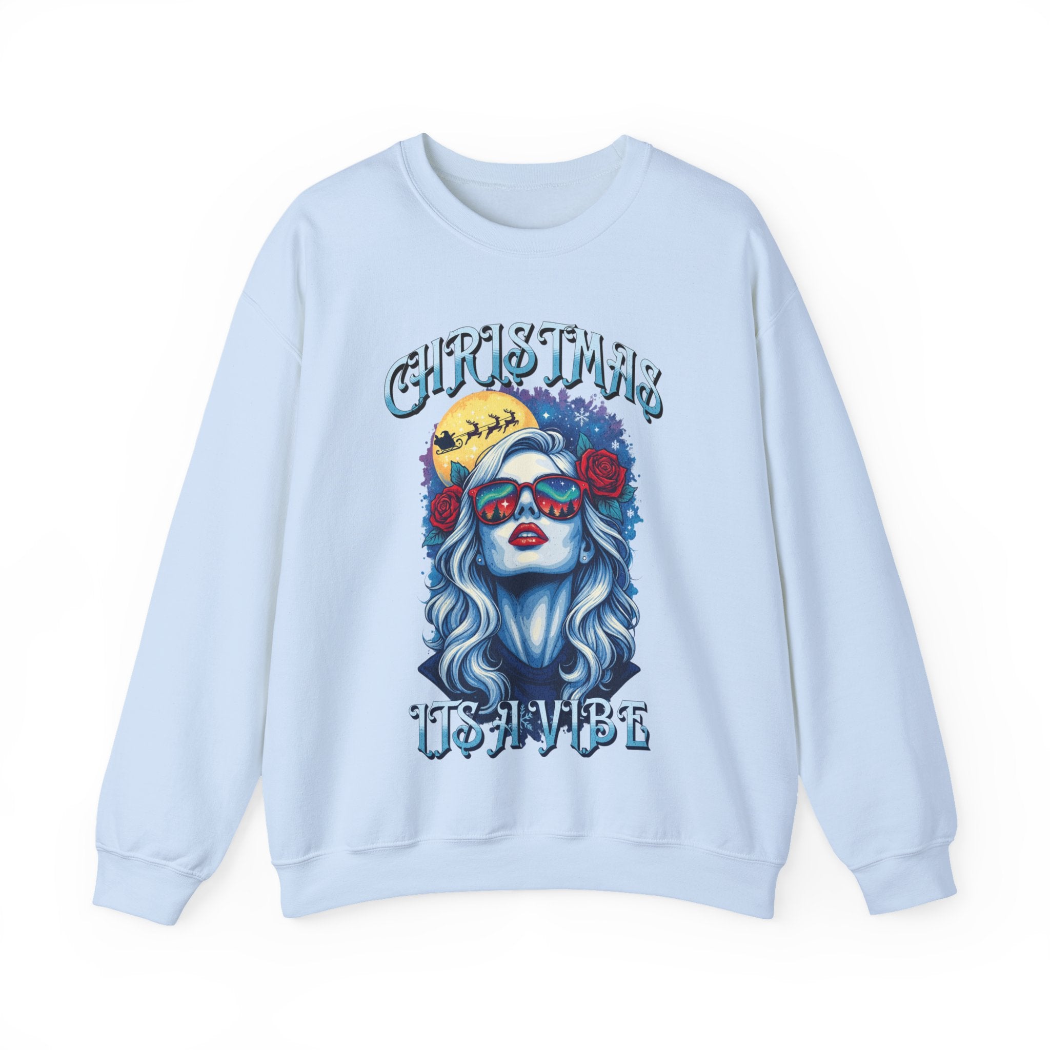 Christmas Sugar Skull Crewneck Sweatshirt