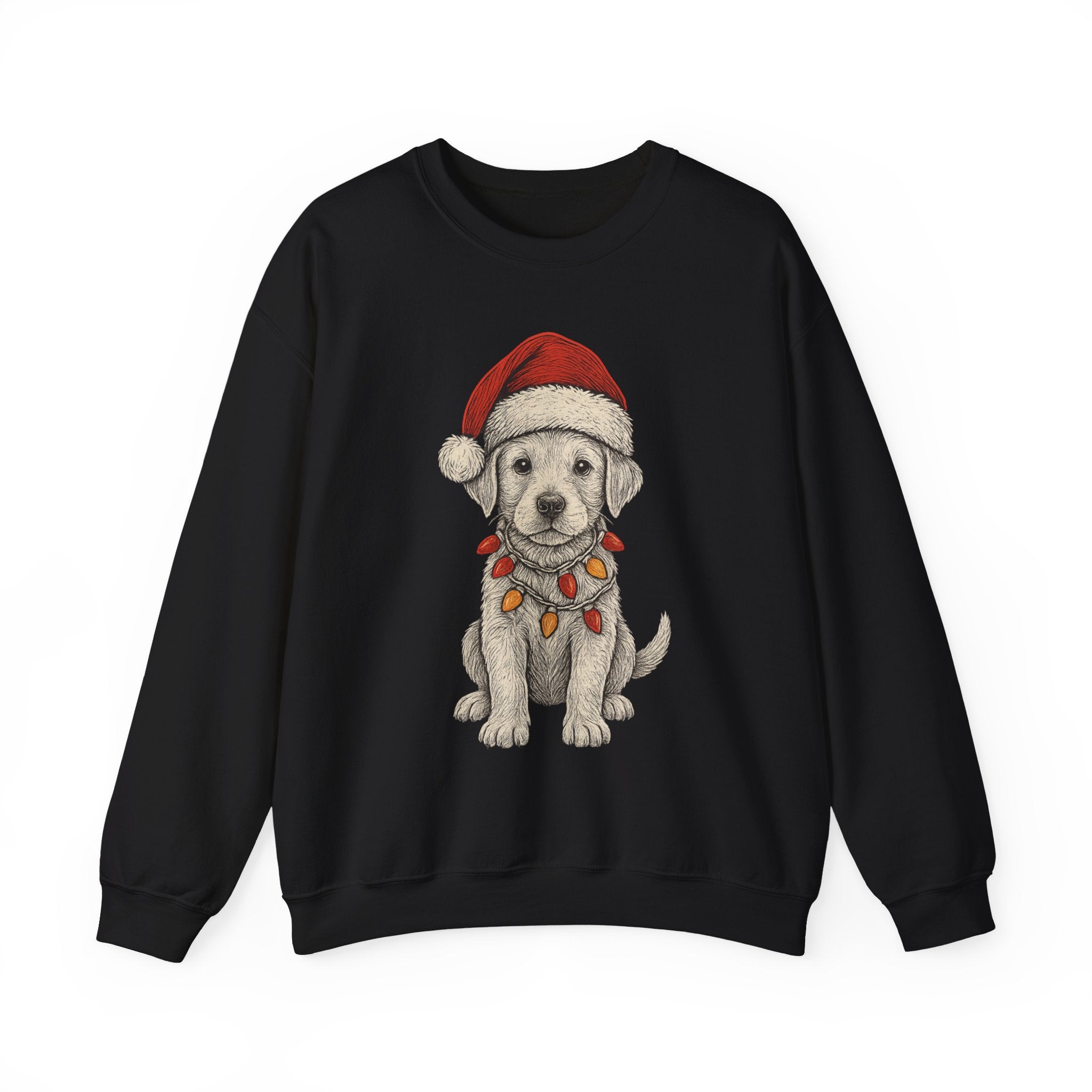 Cute Christmas Dog Sweatshirt, Holiday Apparel, Pet Lover Gift, Cozy Crewneck, Festive Sweatshirt, Winter Fashion