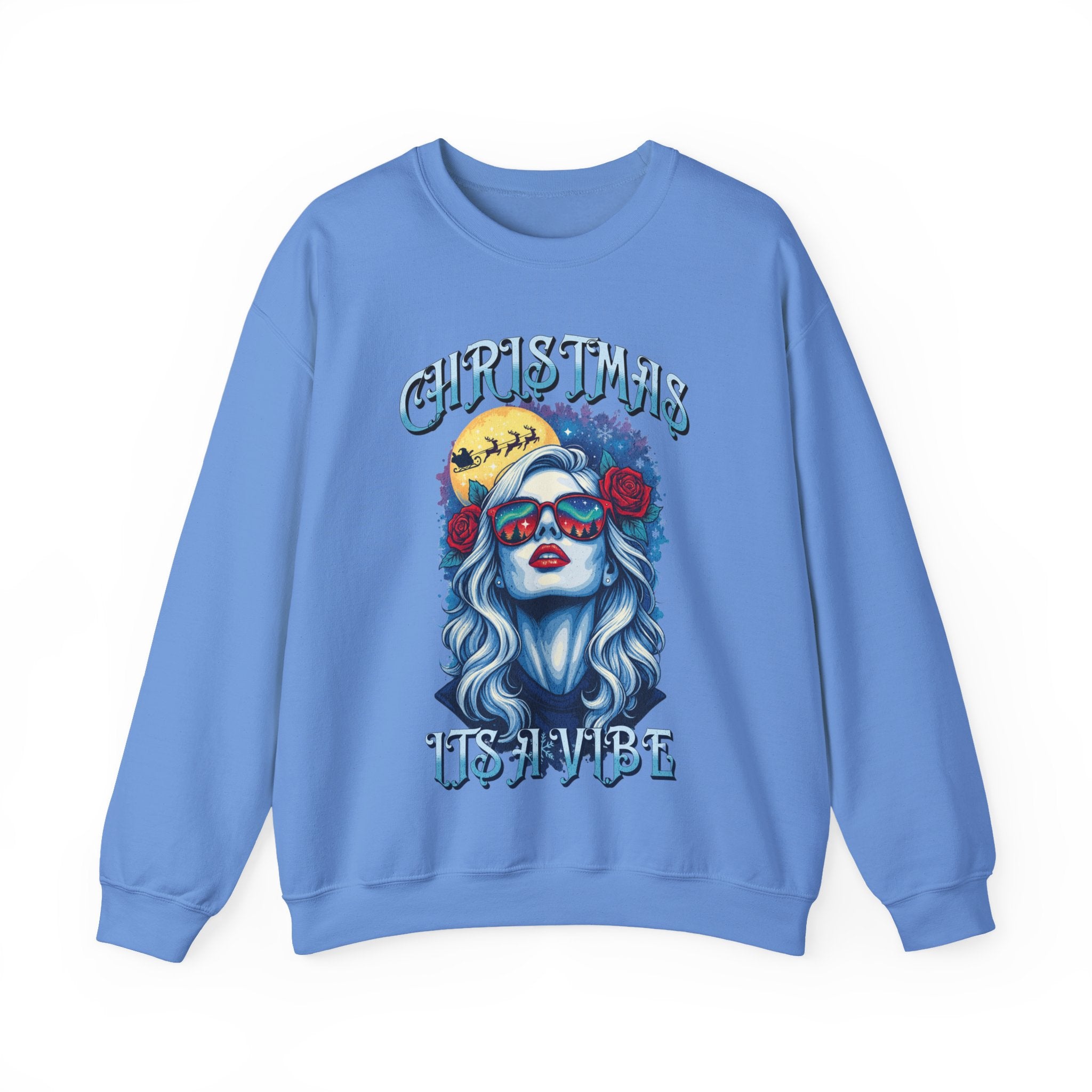 Christmas Sugar Skull Crewneck Sweatshirt
