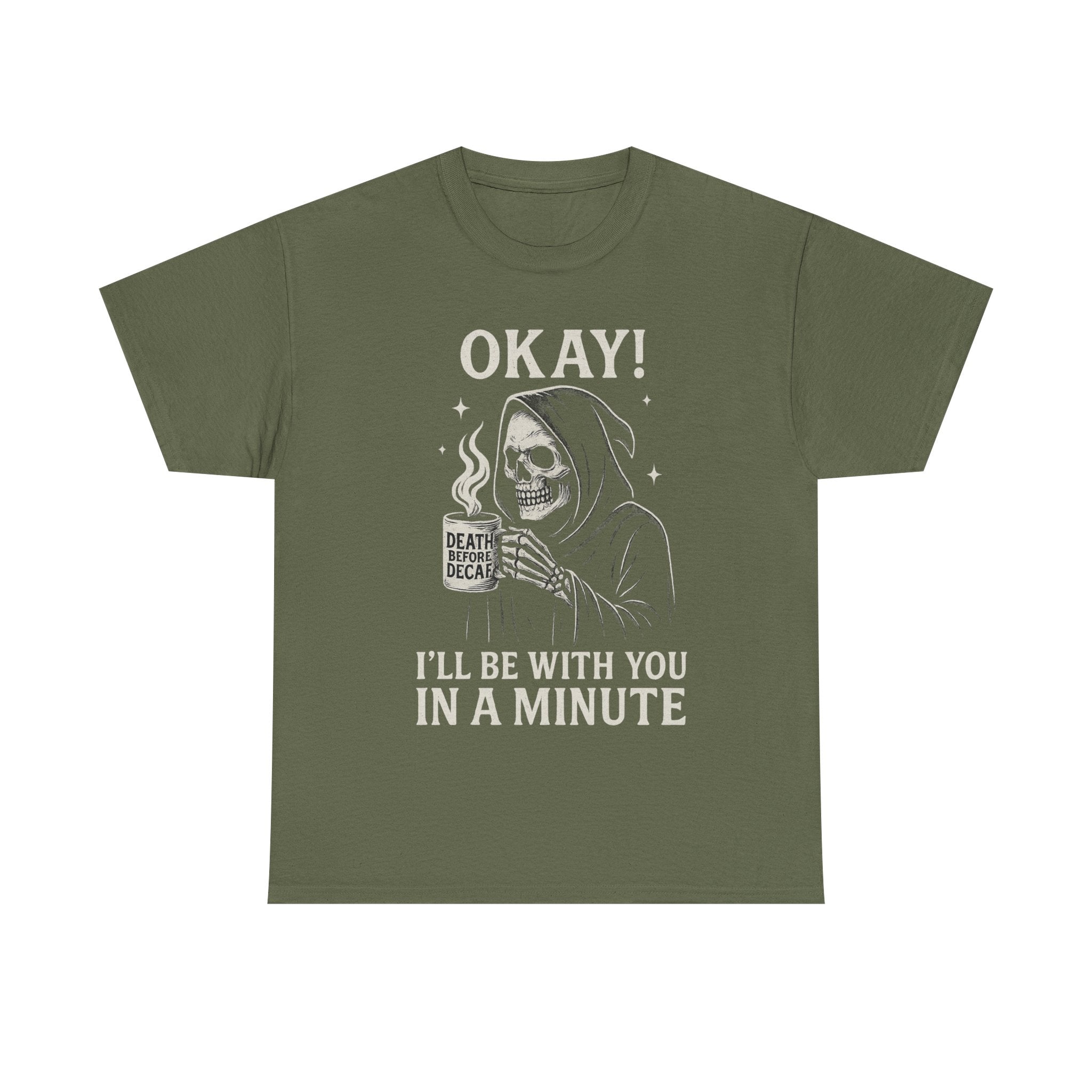 Chill Vibes Unisex Tee - Dark Humor Graphic Shirt for Casual Wear, Perfect Gift for Halloween, Birthdays, and Fun Gatherings