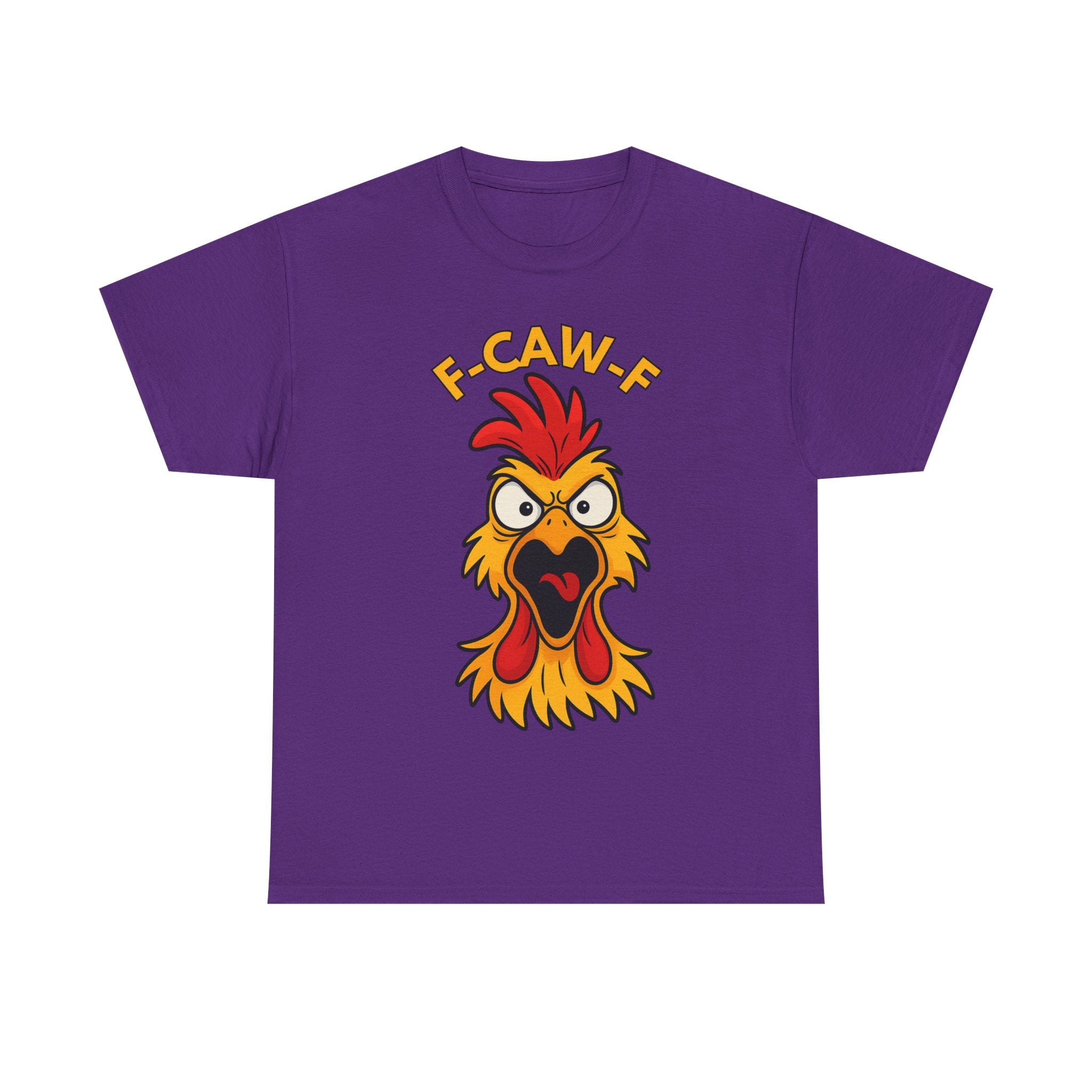 F-Caw-F Funny Chicken Tee for Poultry Lovers, Humor T-Shirt, Gift for Chicken Enthusiasts, Animal Rights, Casual Wear, Farmhouse Style