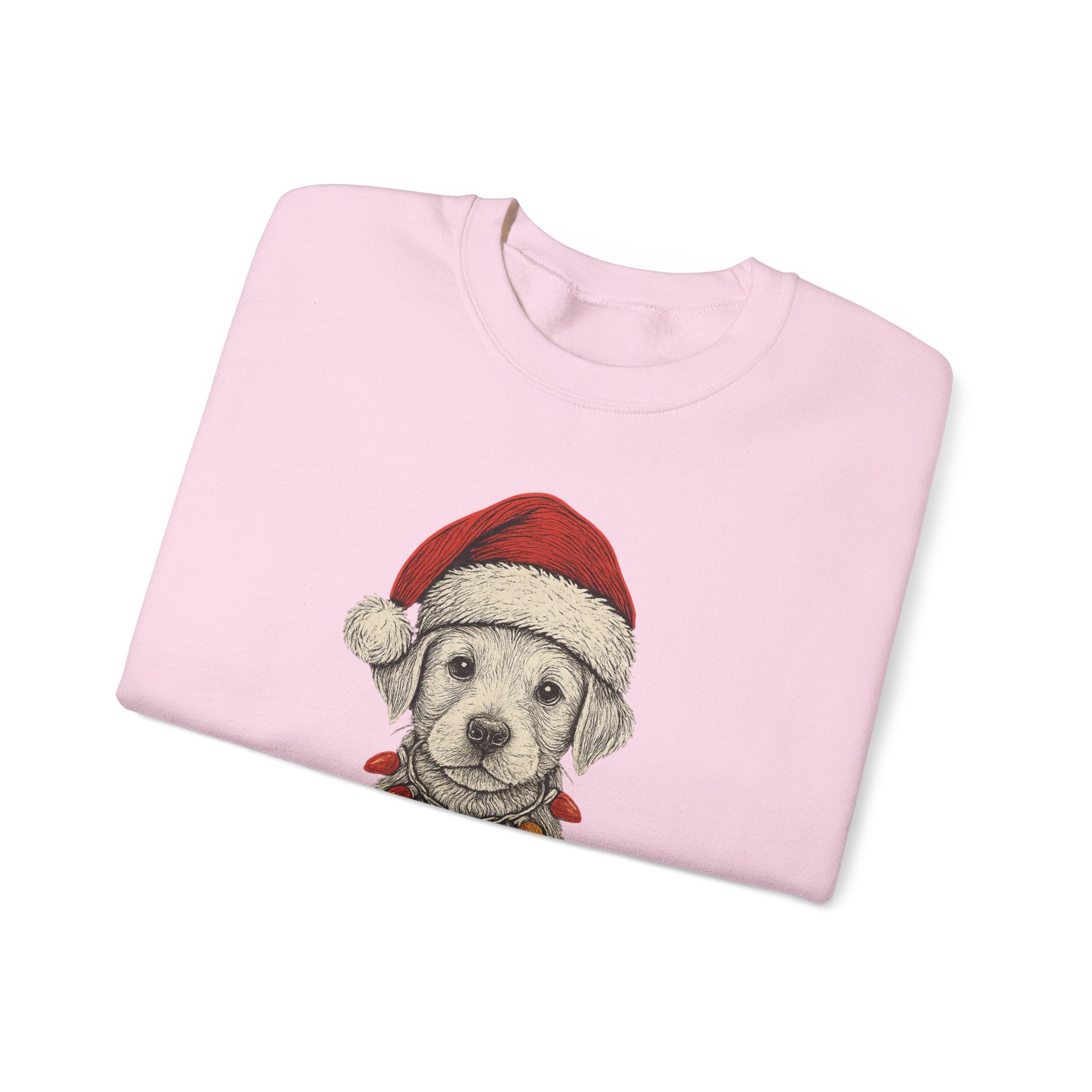 Cute Christmas Dog Sweatshirt, Holiday Apparel, Pet Lover Gift, Cozy Crewneck, Festive Sweatshirt, Winter Fashion