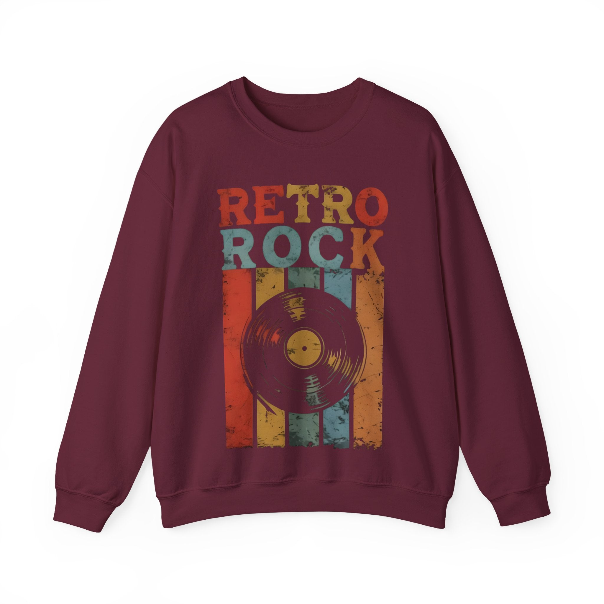 Retro Rock Unisex Crewneck Sweatshirt - Vintage Music Vibes