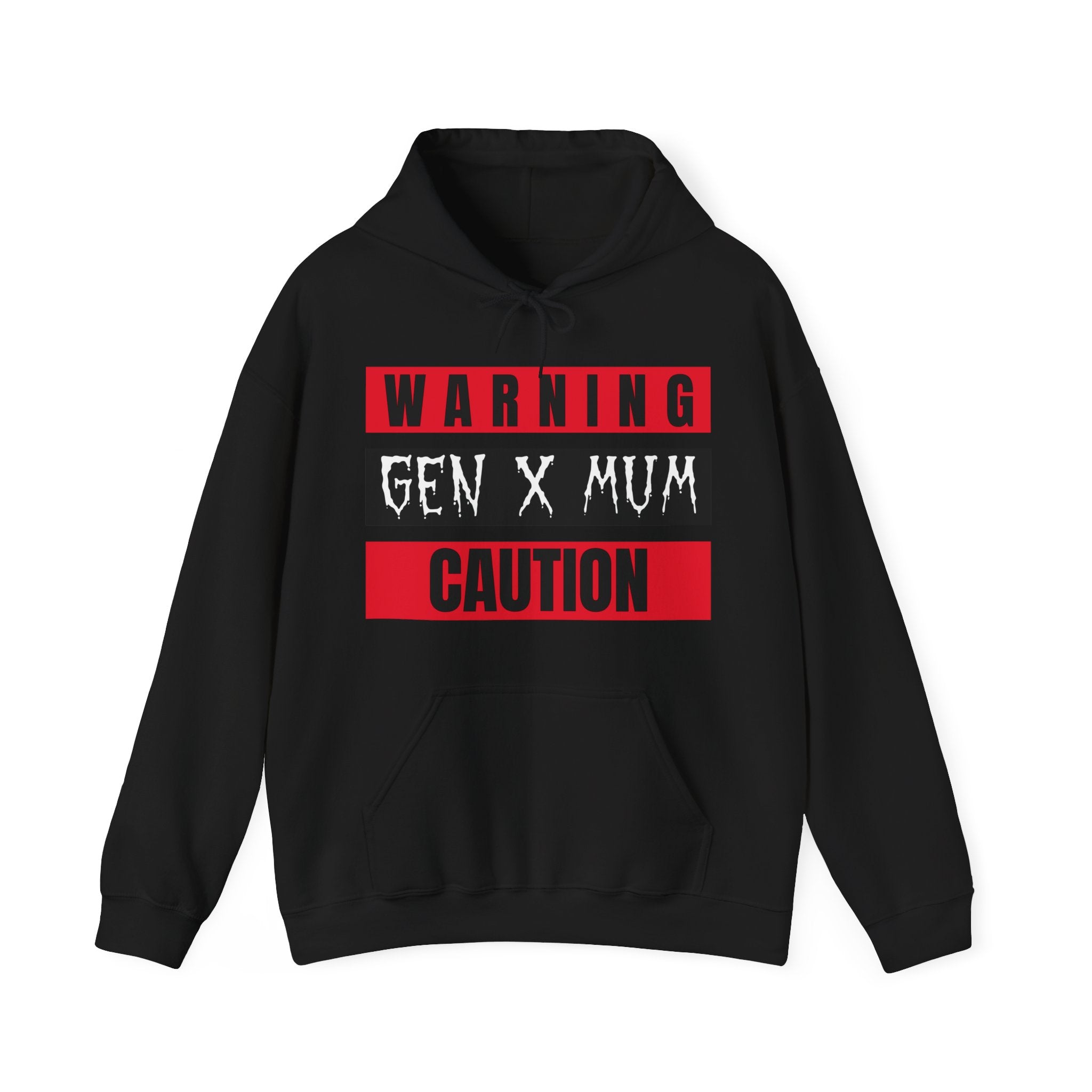 Gen X Mum Caution Hoodie, Unisex Sweatshirt, Warning Hoodie, Gift for Mothers, Casual Wear, Funny Sweatshirt