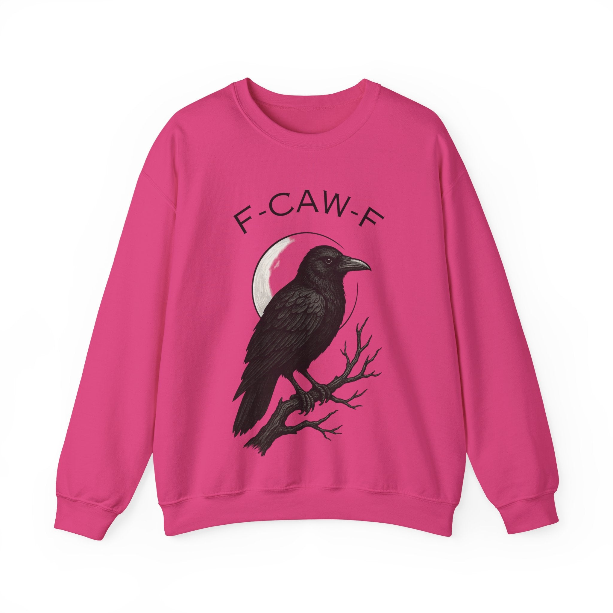 Mystical Raven Sweatshirt - Fall Fashion, Casual Loungewear, Unique Gift, Halloween Apparel, Unisex Style