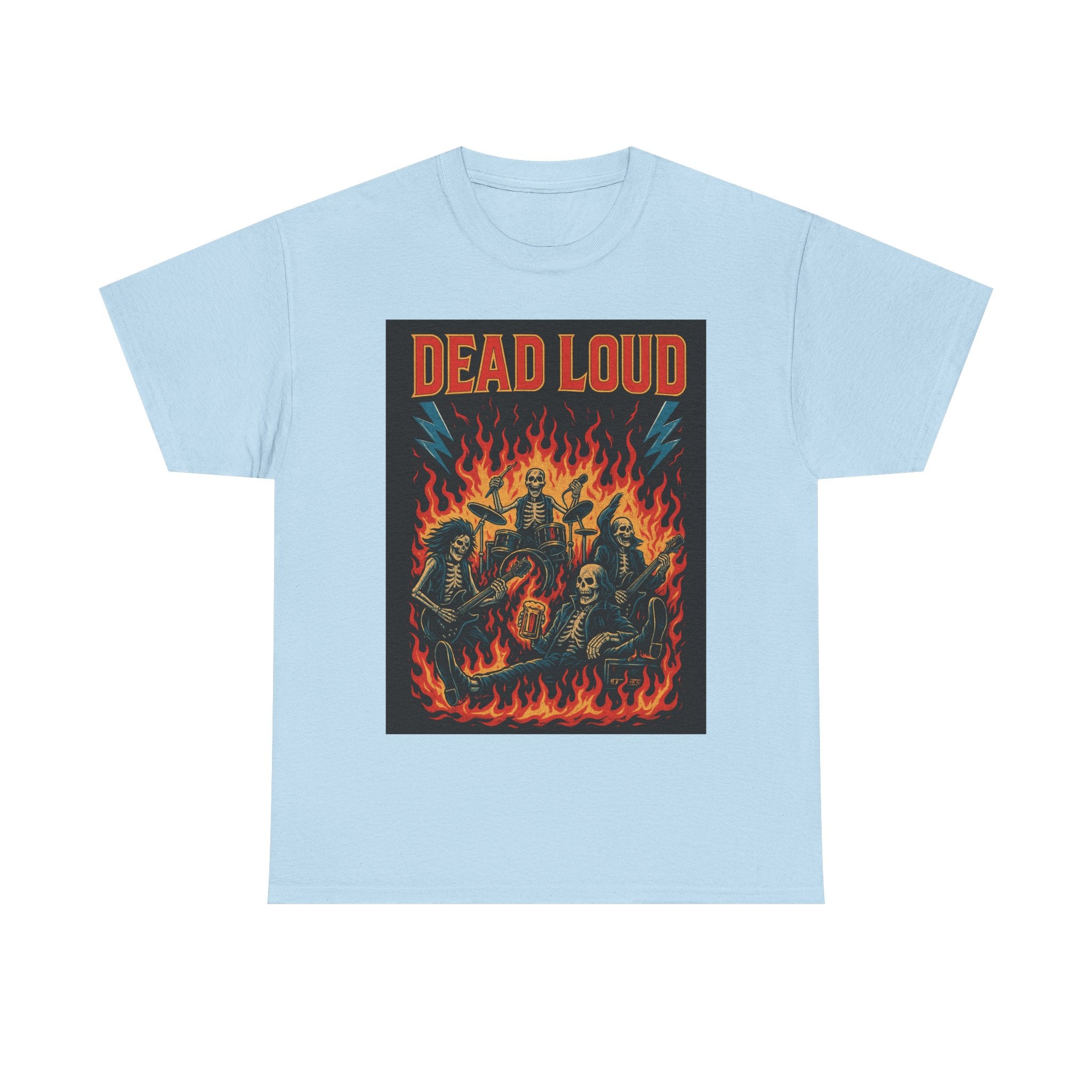 Unisex Heavy Metal Tee - Dead Loud T-Shirt, Rock Music Apparel, Grunge Style Shirt, Concert Outfit, Gift for Music Lovers