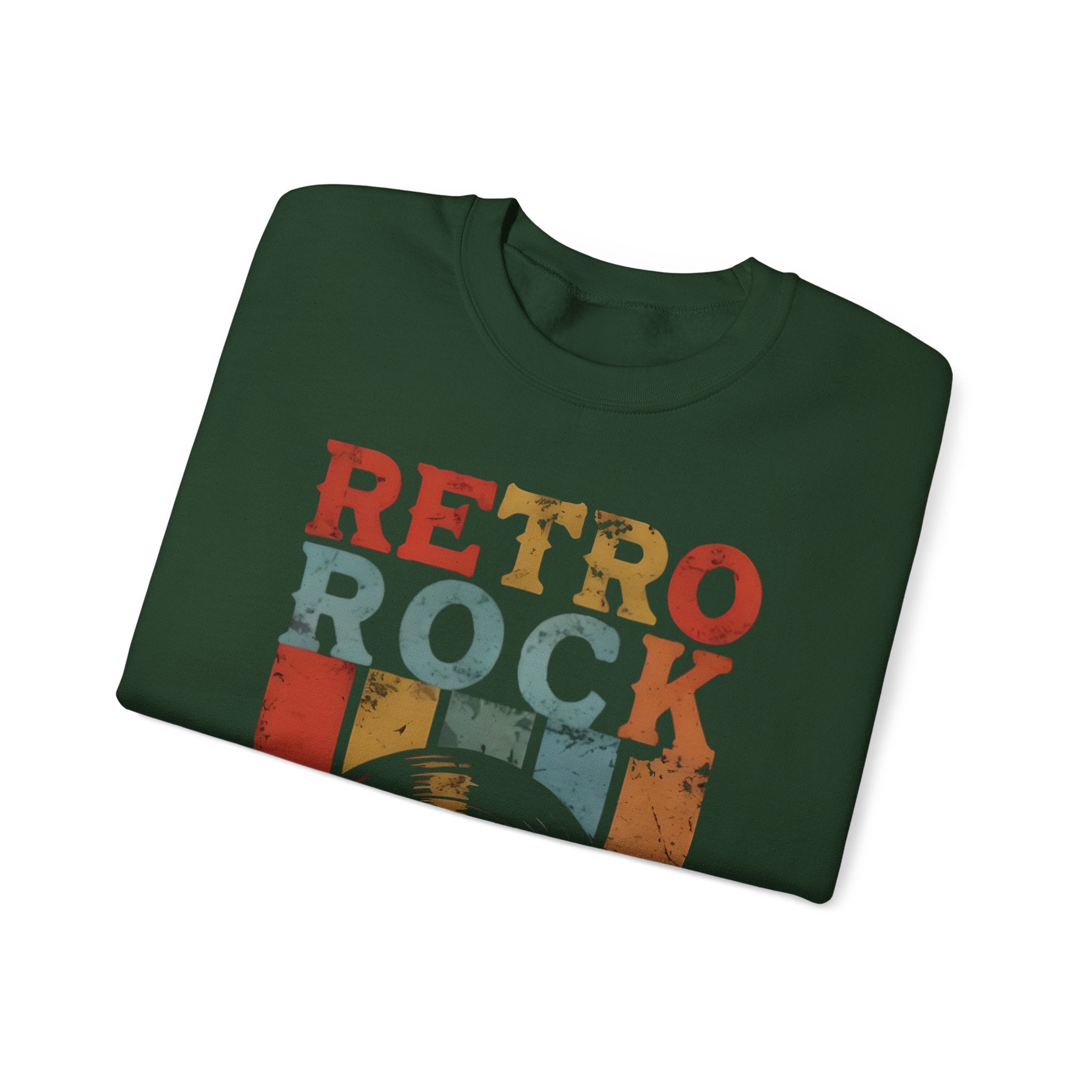 Retro Rock Unisex Crewneck Sweatshirt - Vintage Music Vibes