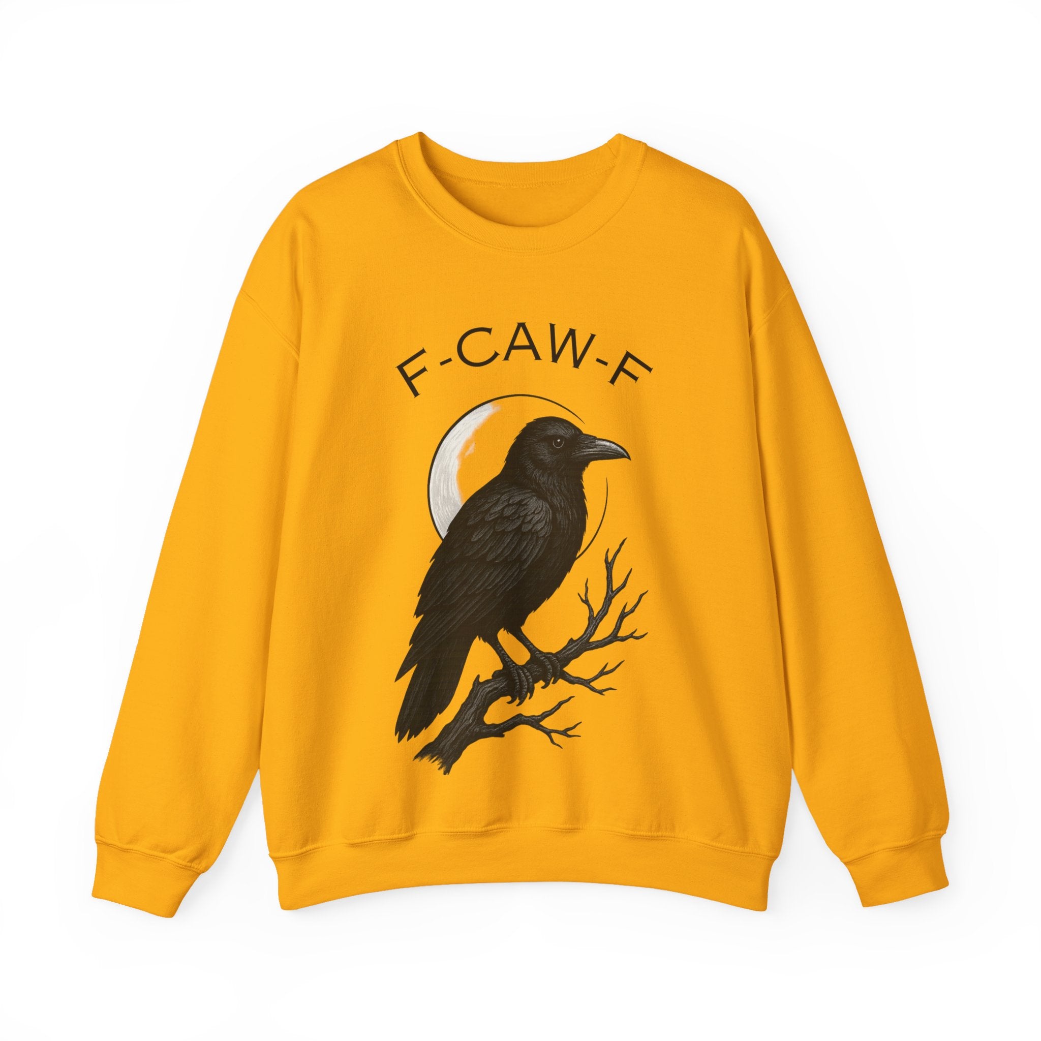 Mystical Raven Sweatshirt - Fall Fashion, Casual Loungewear, Unique Gift, Halloween Apparel, Unisex Style