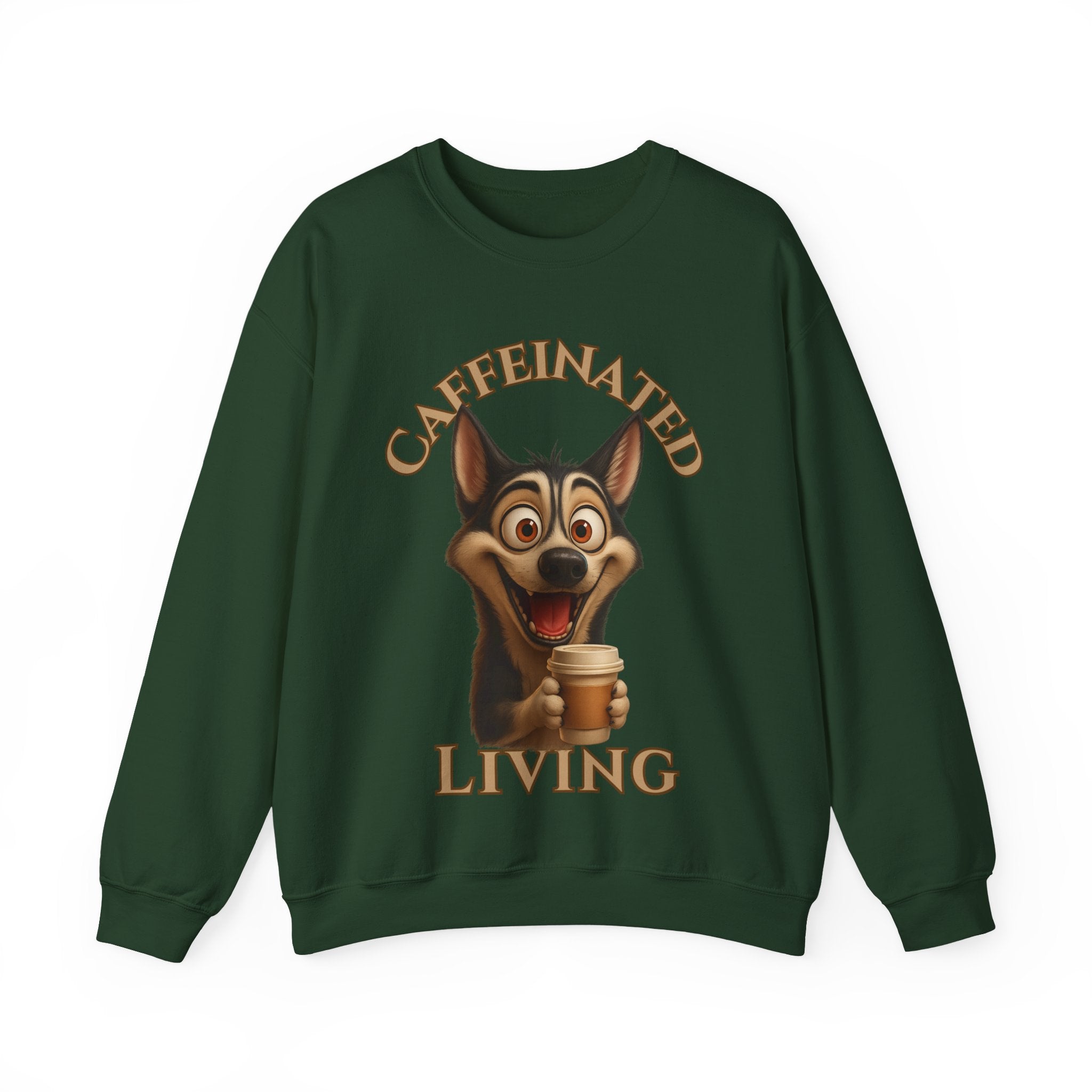 Caffeinated Living Crewneck Sweatshirt
