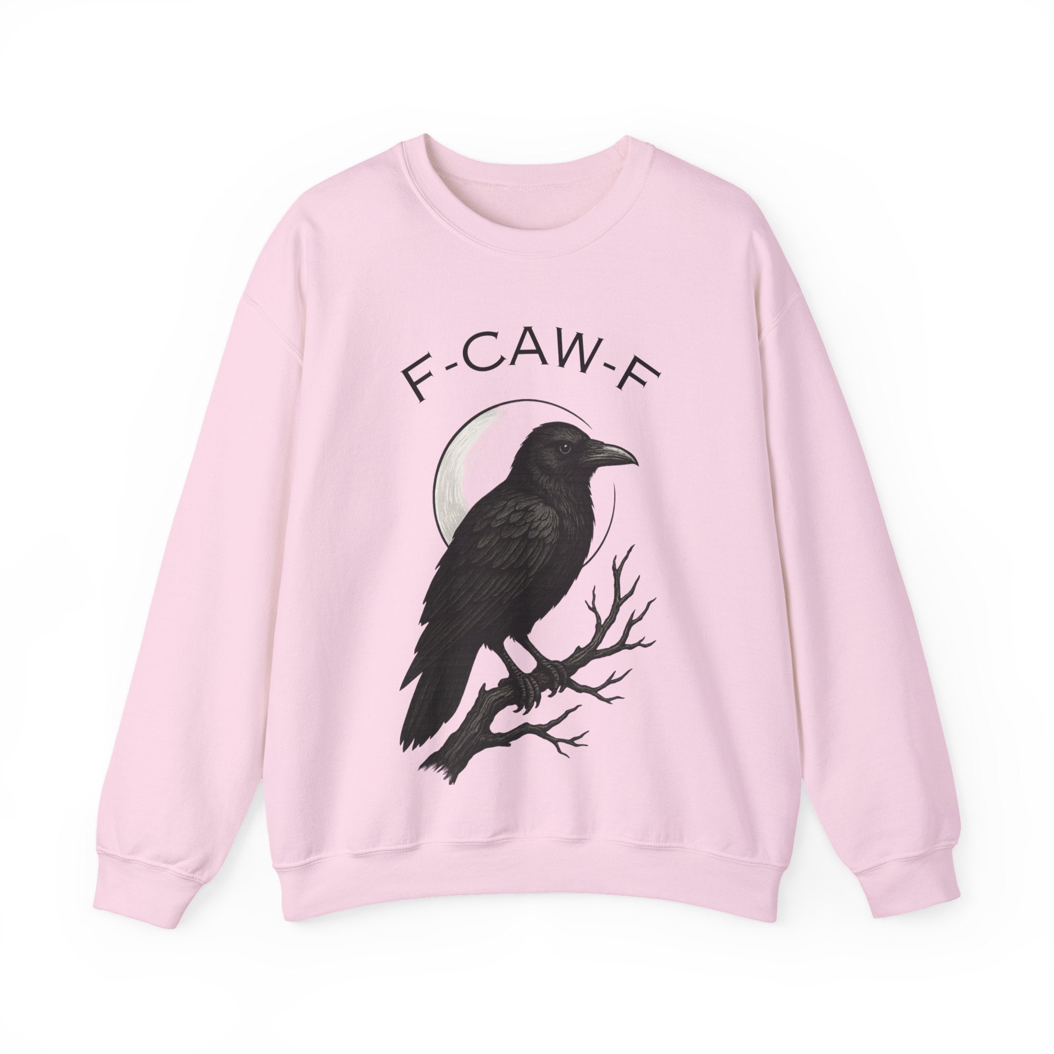 Mystical Raven Sweatshirt - Fall Fashion, Casual Loungewear, Unique Gift, Halloween Apparel, Unisex Style