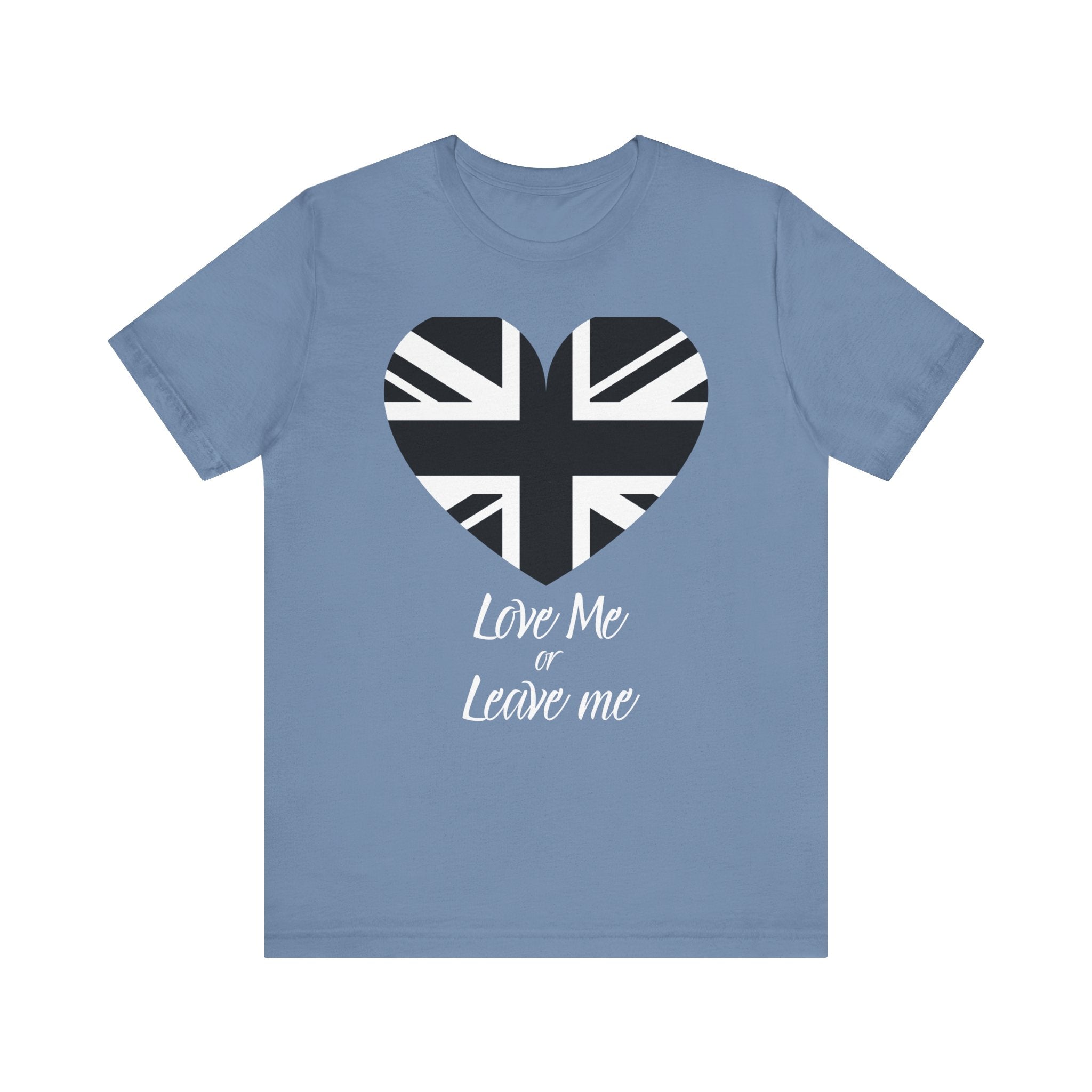 Love Me or Leave Me Heart Tee - Perfect for Casual Wear.