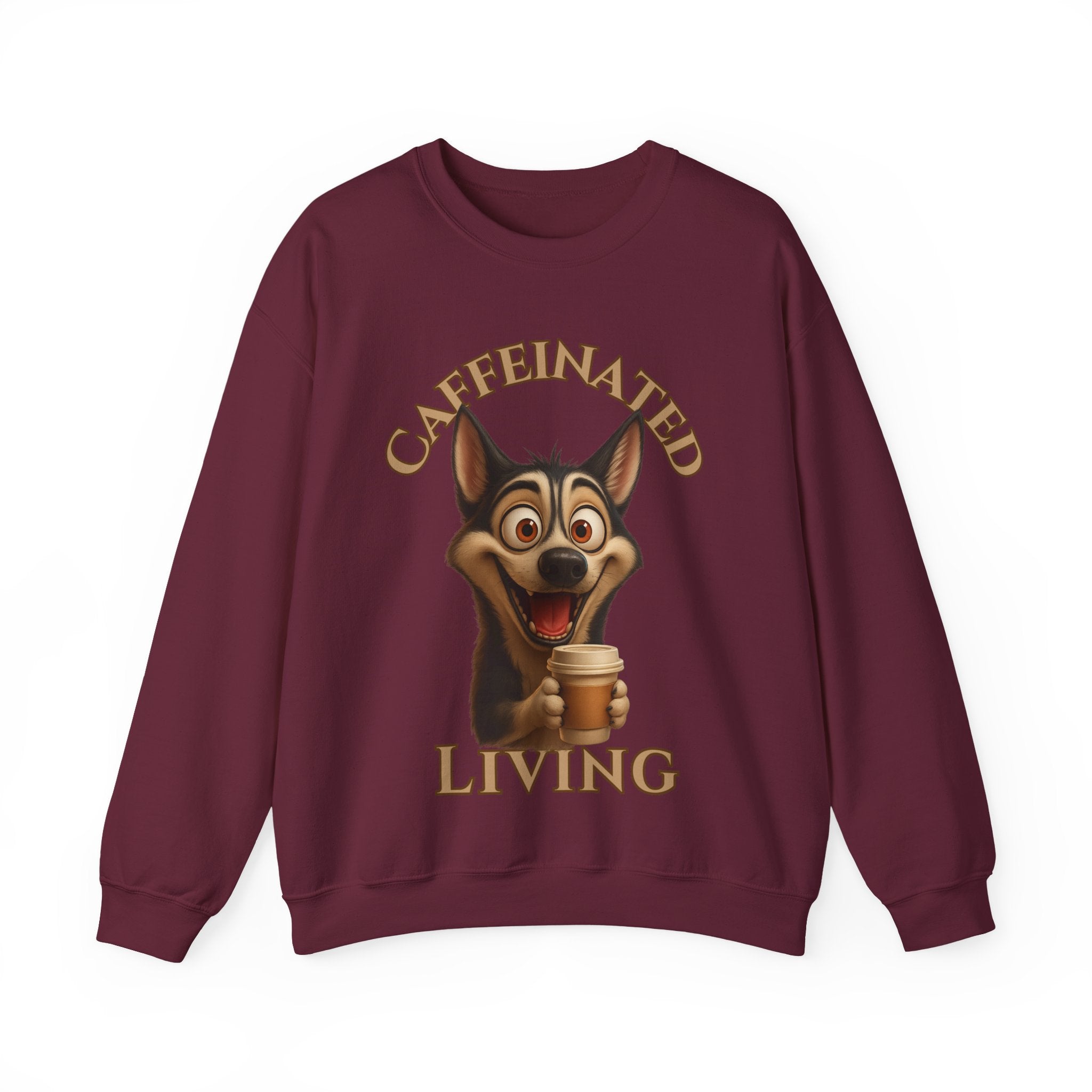 Caffeinated Living Crewneck Sweatshirt
