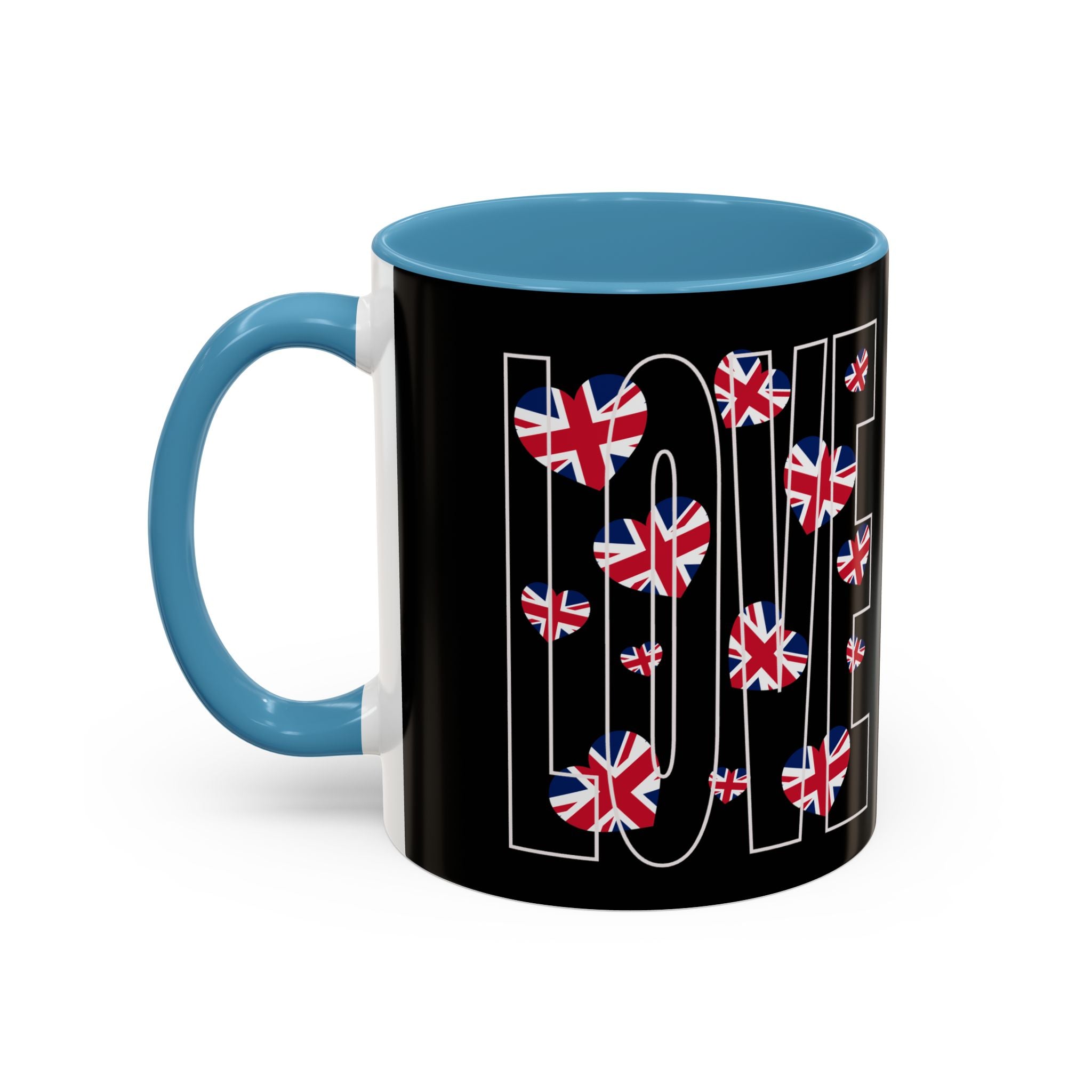 British Flag Accent Coffee Mug - Perfect Gift for Tea Lovers, Home Decor, British Pride, Daily Use, Unique Coffee Cup