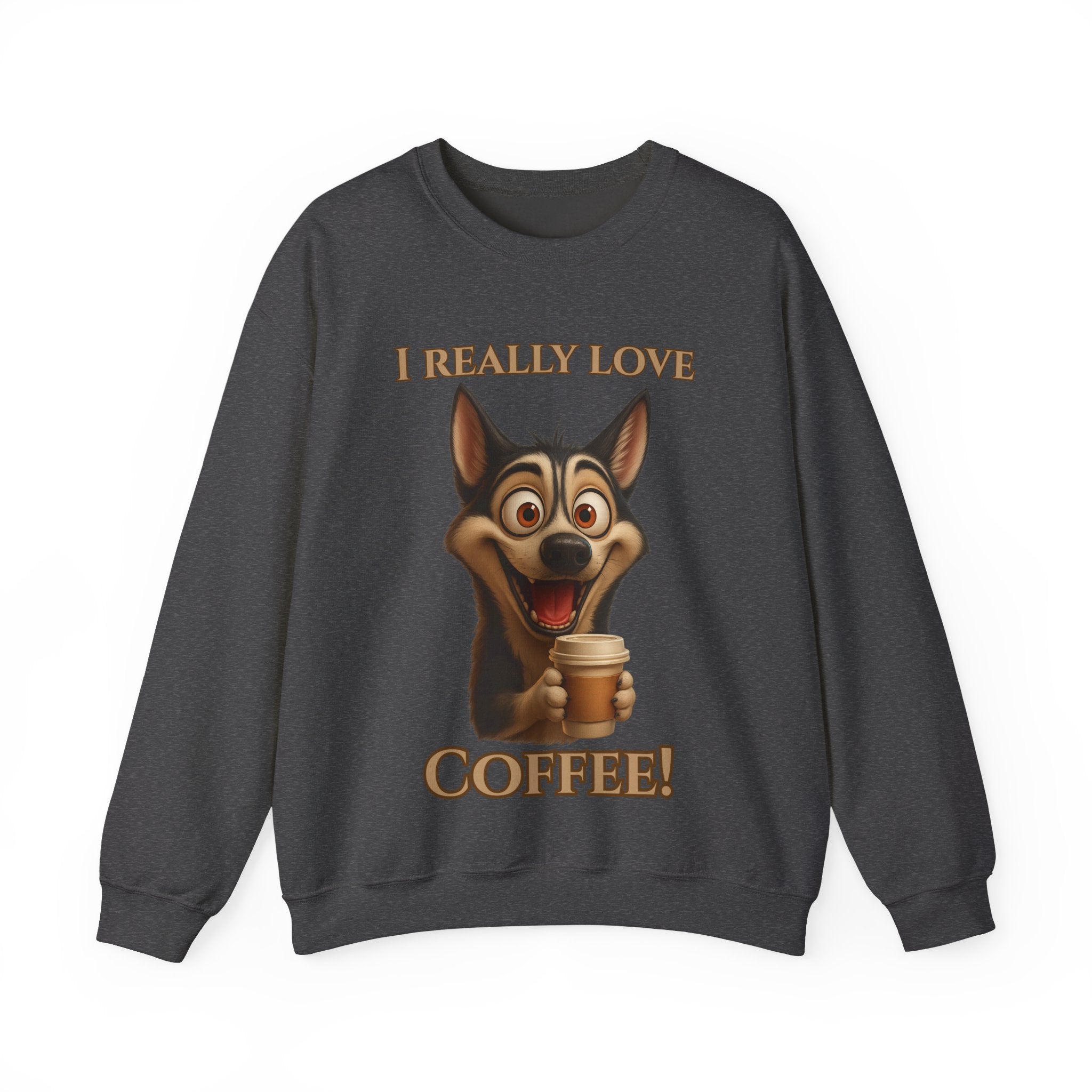 Funny Dog Coffee Sweatshirt