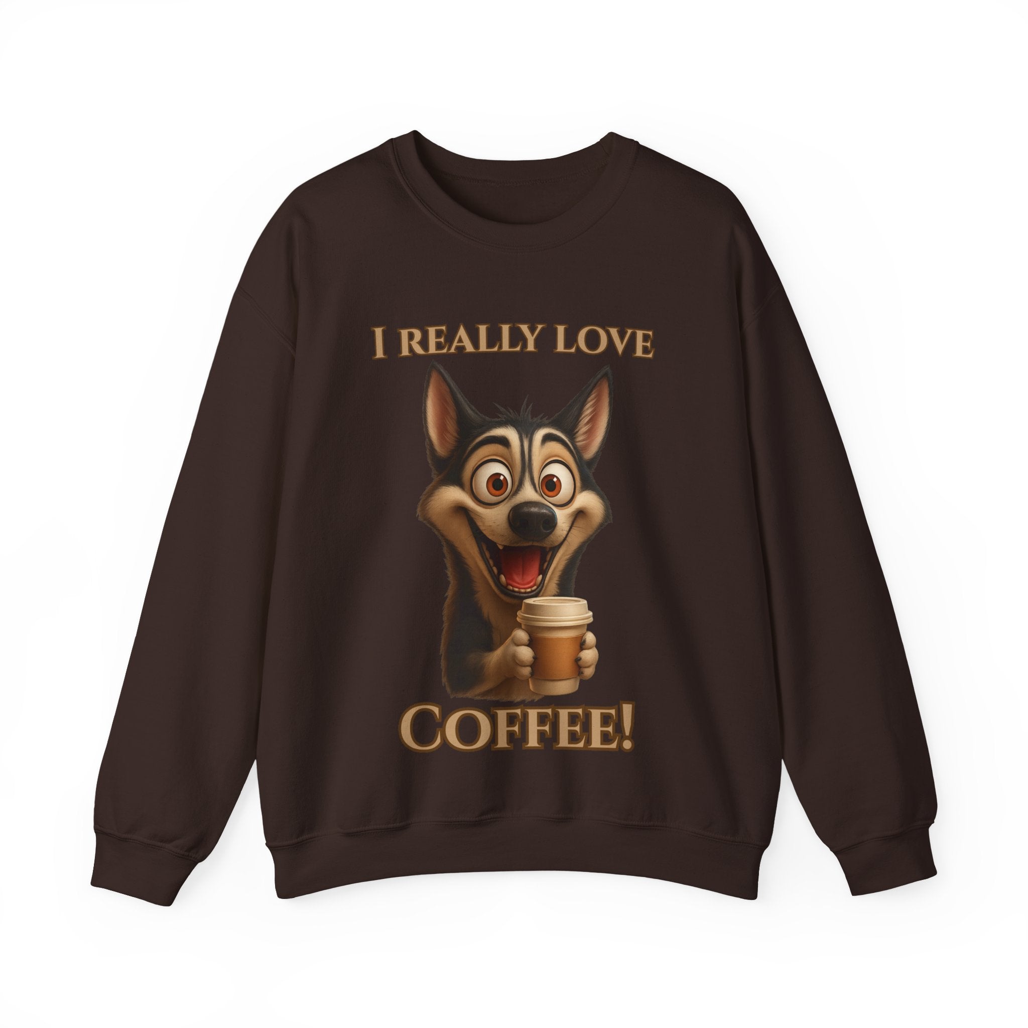 Funny Dog Coffee Sweatshirt