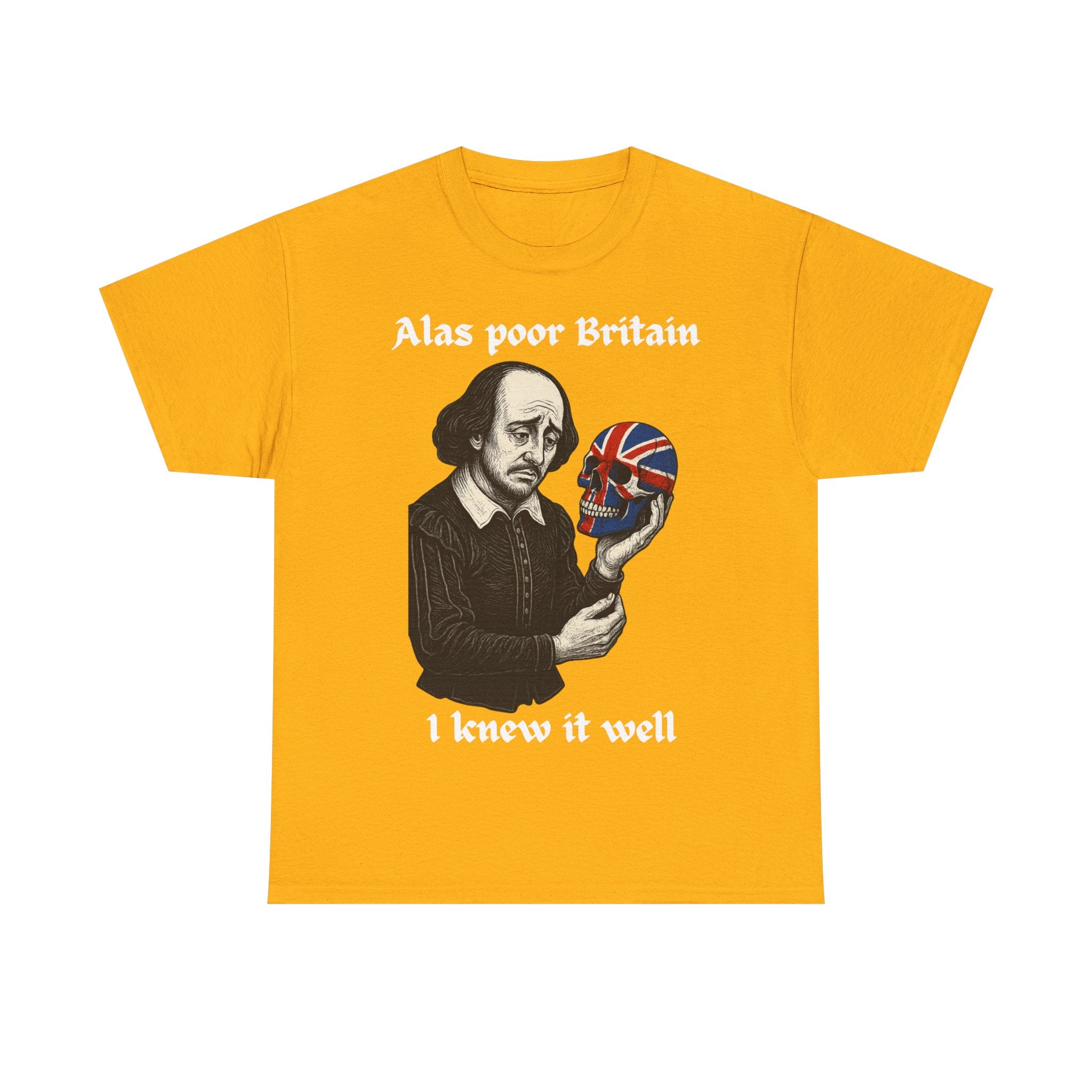 Edgy Shakespearean Tee, British Culture Shirt, Graphic Novelty Top, Literary Fan Gift, Casual Daily Wear