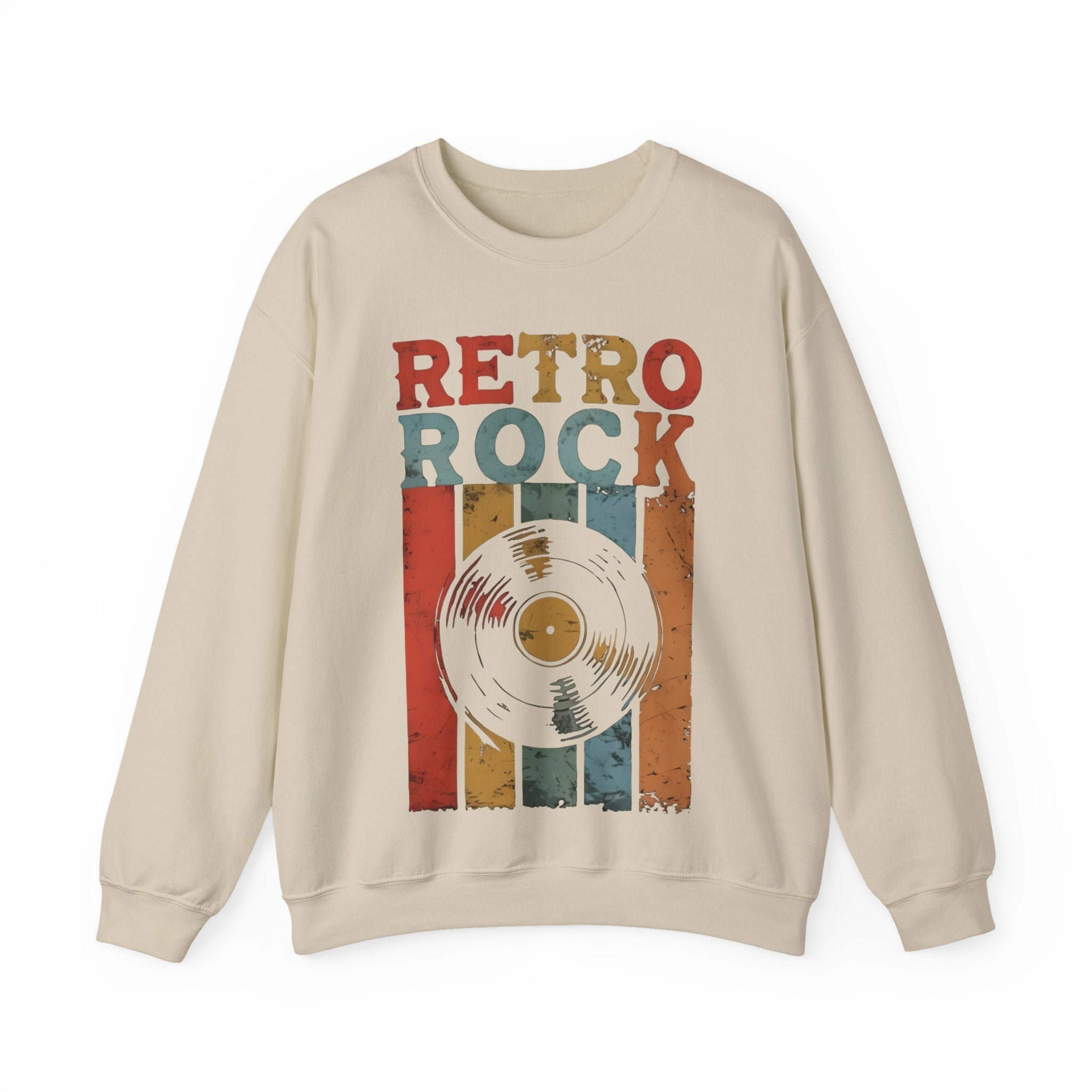 Retro Rock Unisex Crewneck Sweatshirt - Vintage Music Vibes