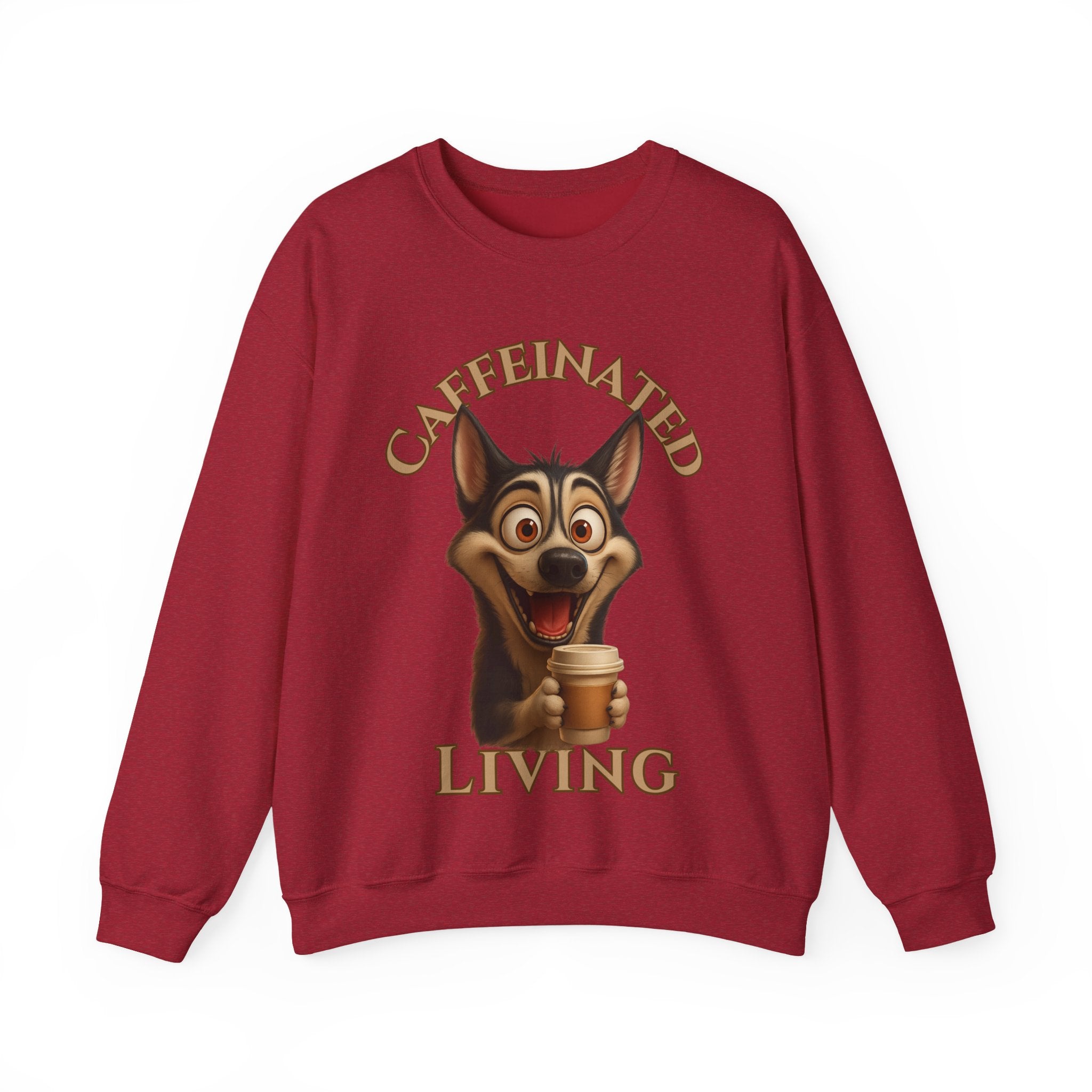 Caffeinated Living Crewneck Sweatshirt