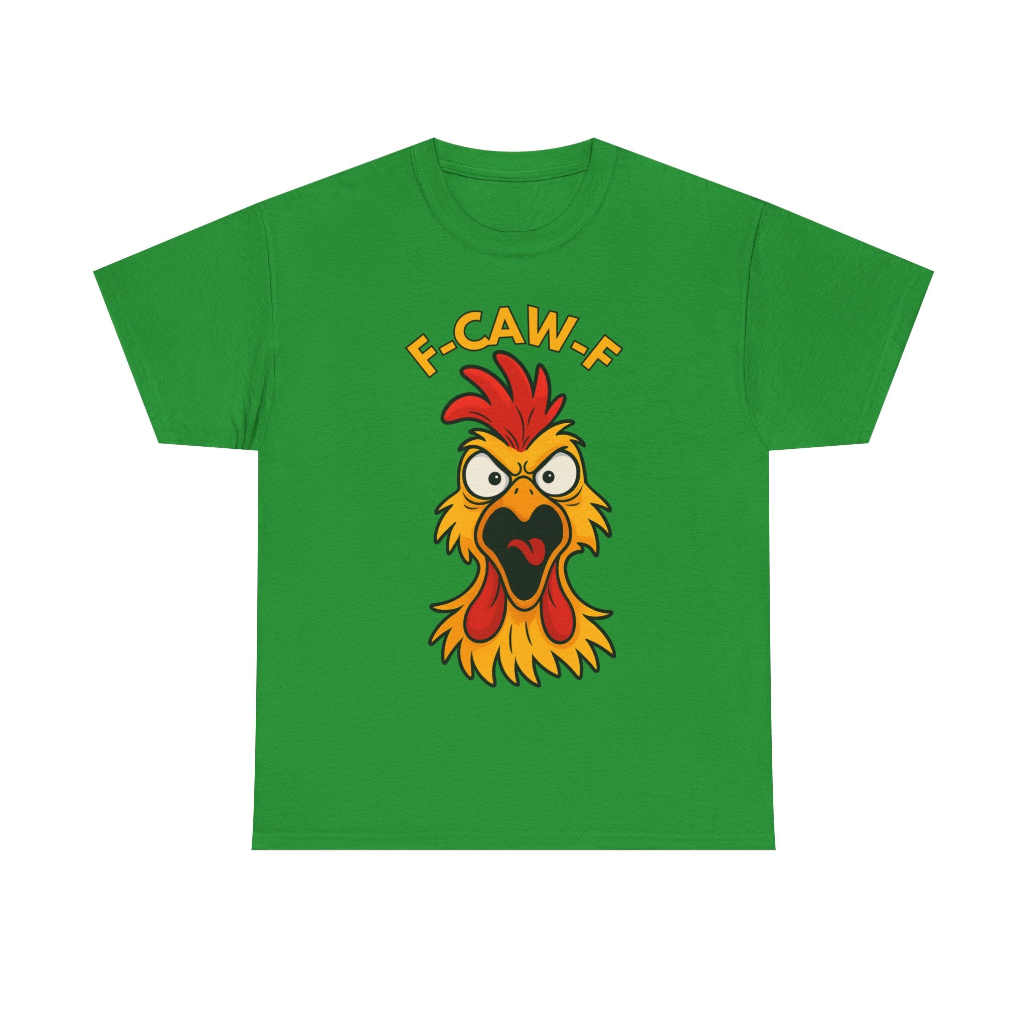 F-Caw-F Funny Chicken Tee for Poultry Lovers, Humor T-Shirt, Gift for Chicken Enthusiasts, Animal Rights, Casual Wear, Farmhouse Style