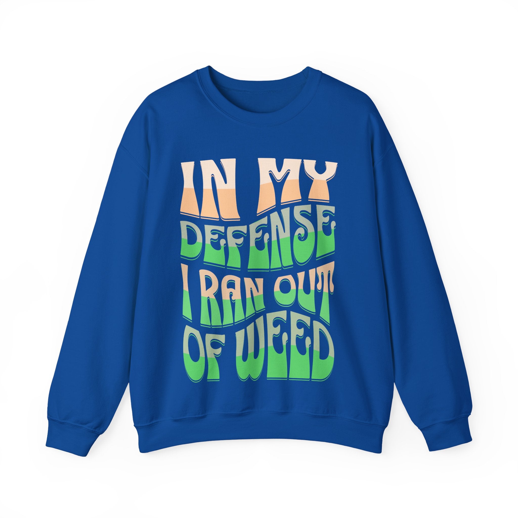 Funny Weed Defense Crewneck Sweatshirt